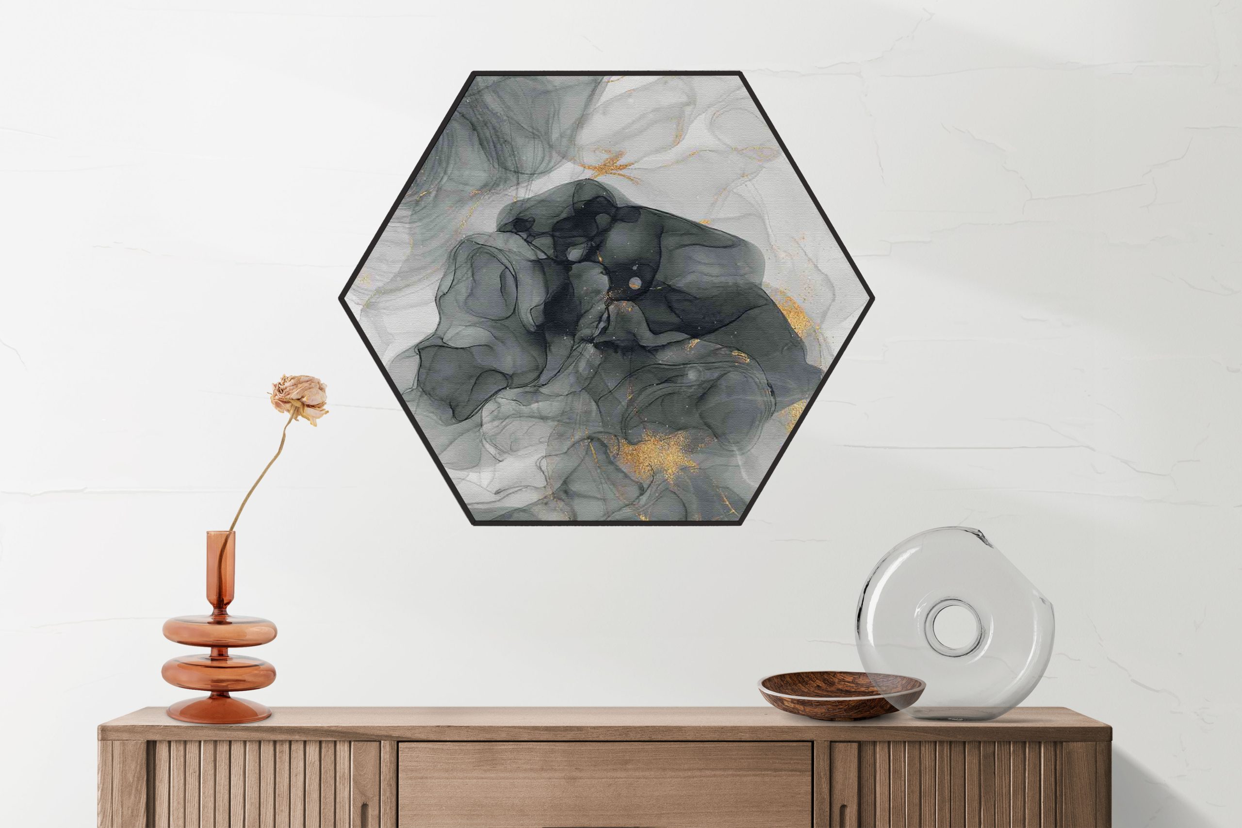 Akoestisch Schilderij Basis Marmer Look Grijs Hexagon Template Hexagon marmer 10 2 scaled 1