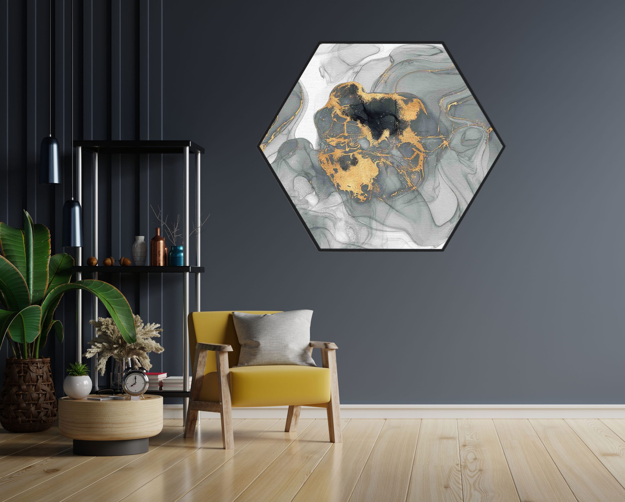 Akoestisch Schilderij Basis Marmer Look Grijs Hexagon Template Hexagon marmer 11 1 scaled 1