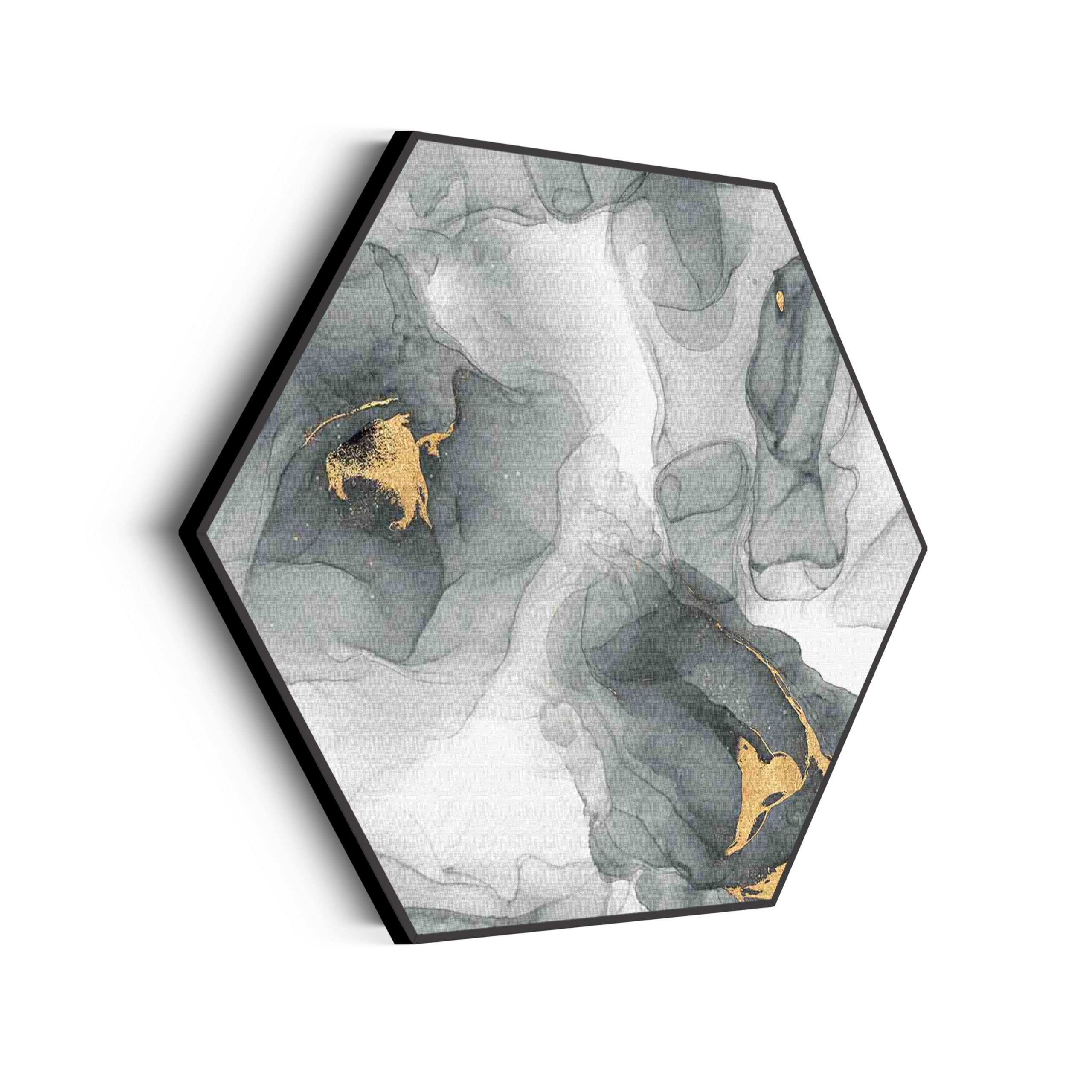 Akoestisch Schilderij Basis Marmer Look Grijs Hexagon Template Hexagon marmer 13 scaled 1