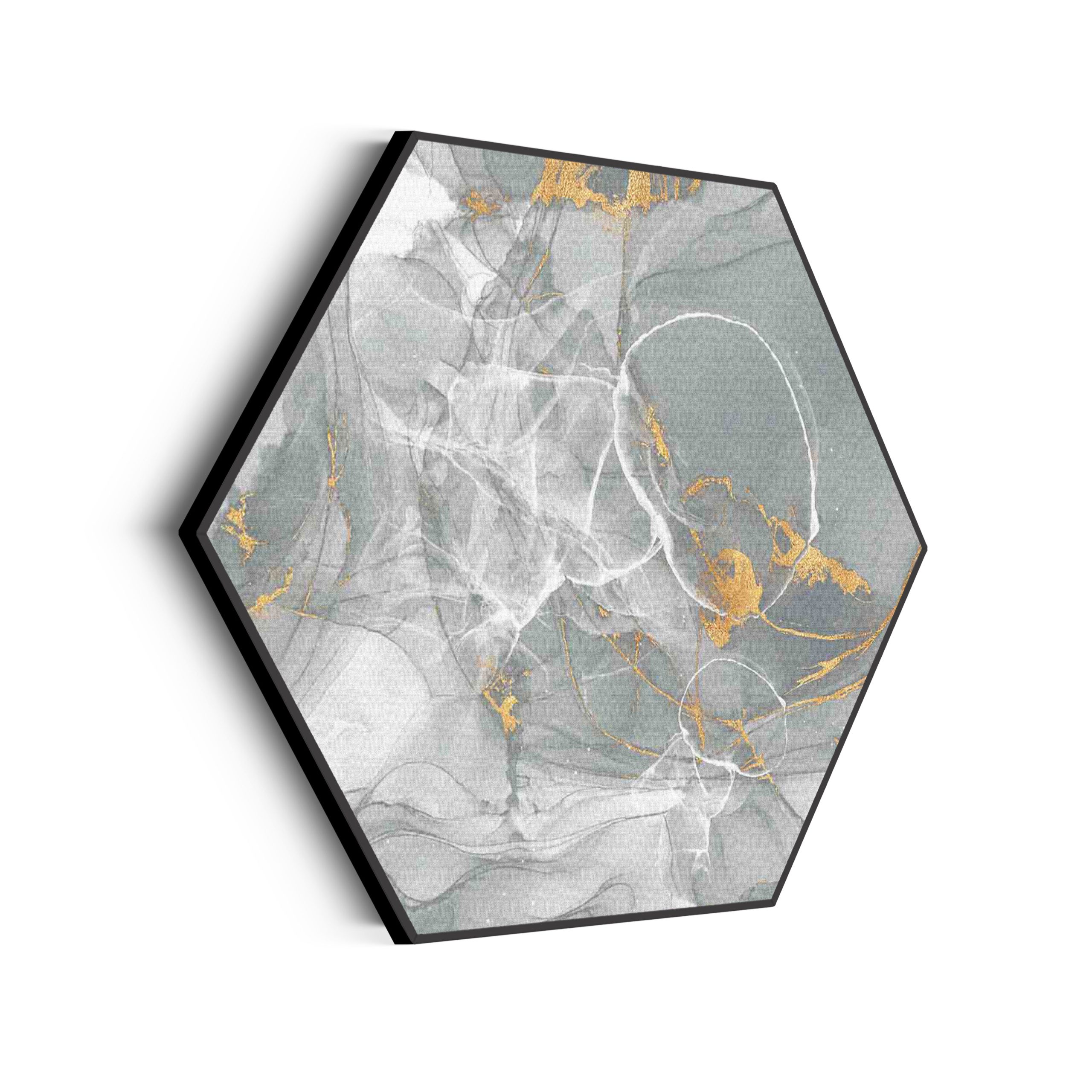 Akoestisch Schilderij Basis Marmer Look Grijs Hexagon Template Hexagon marmer 17 scaled 1