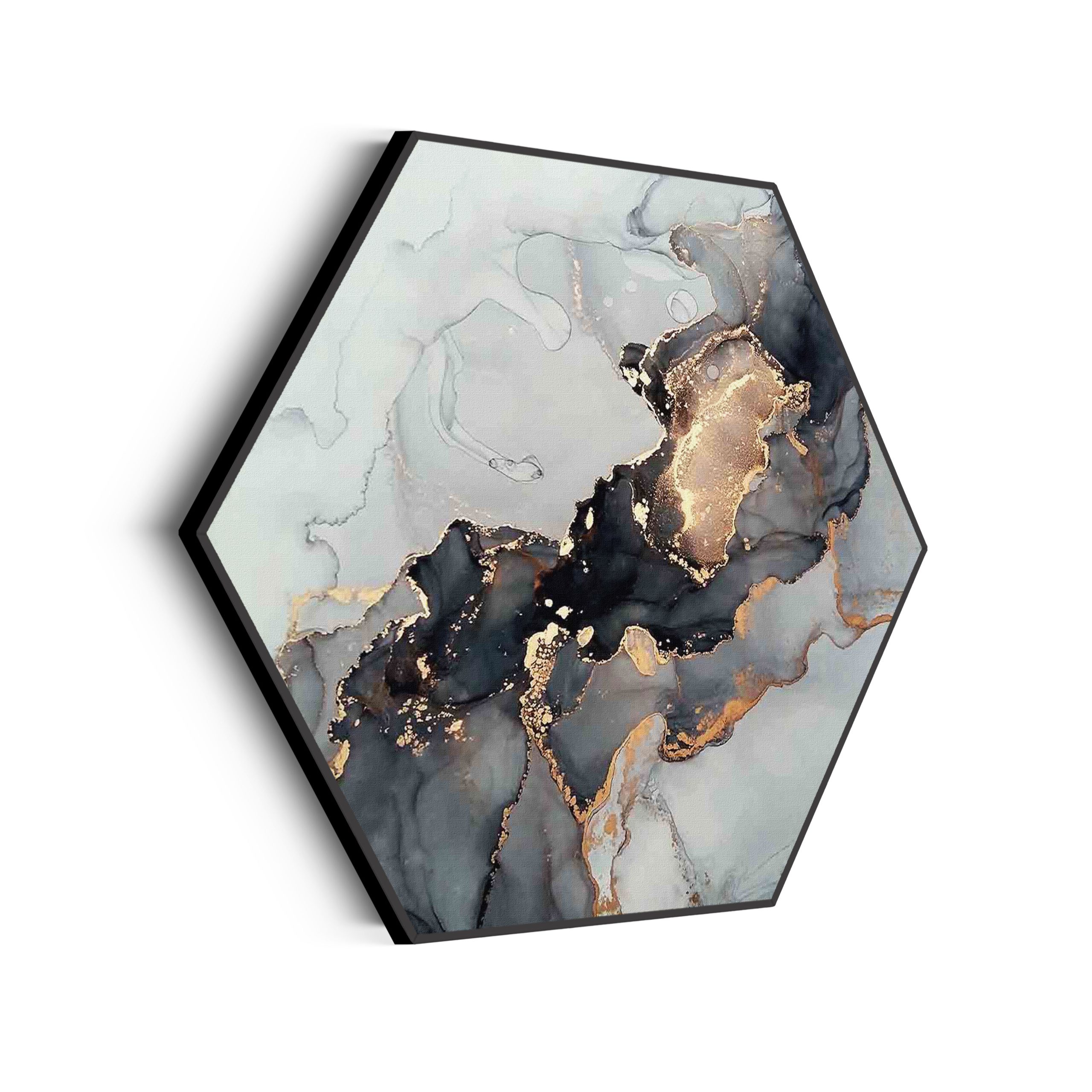 Akoestisch Schilderij Basis Marmer Look Grijs Hexagon Template Hexagon marmer 19 scaled 1