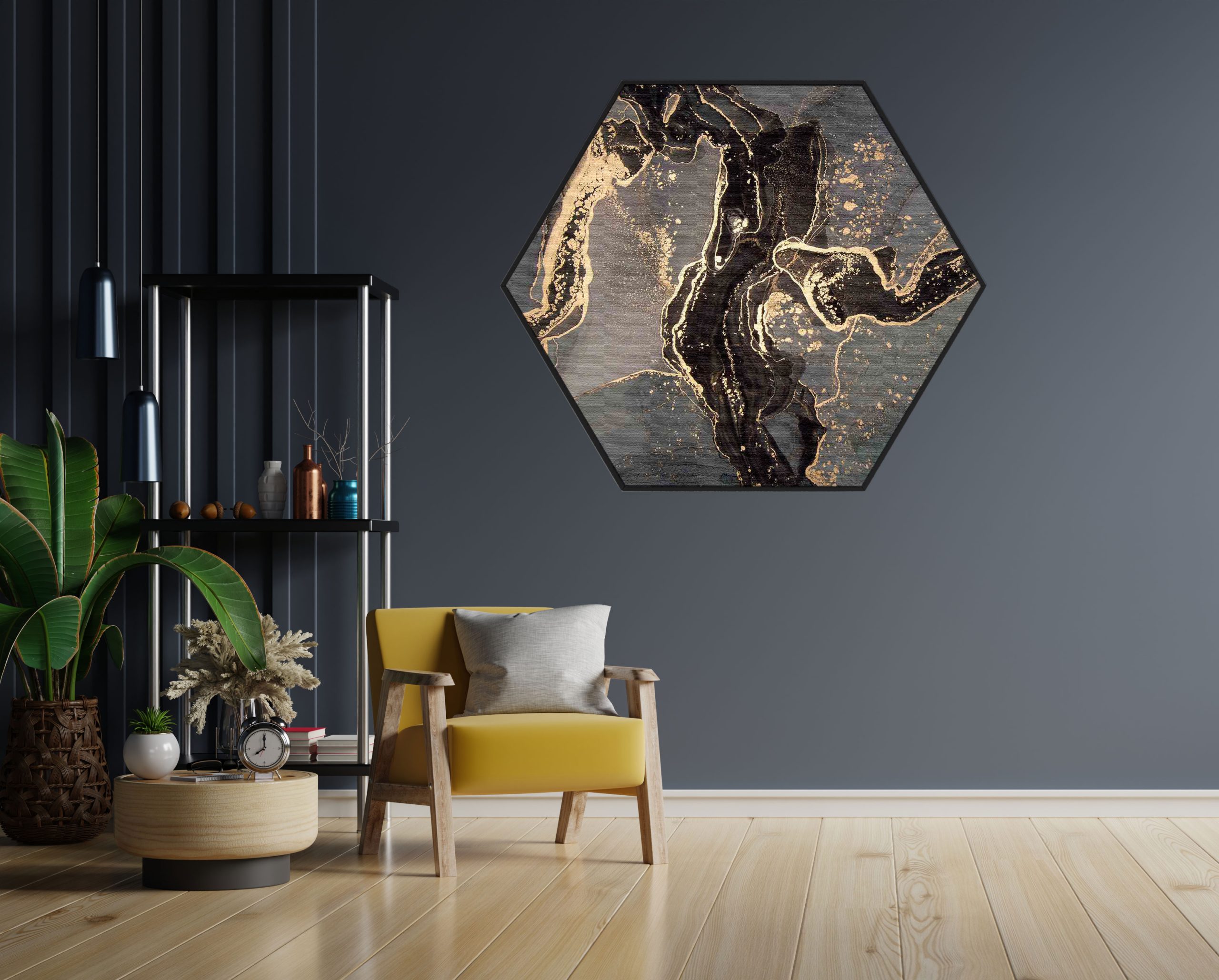 Akoestisch Schilderij Basis Marmer Look Grijs Hexagon Template Hexagon marmer 21 1 scaled 1