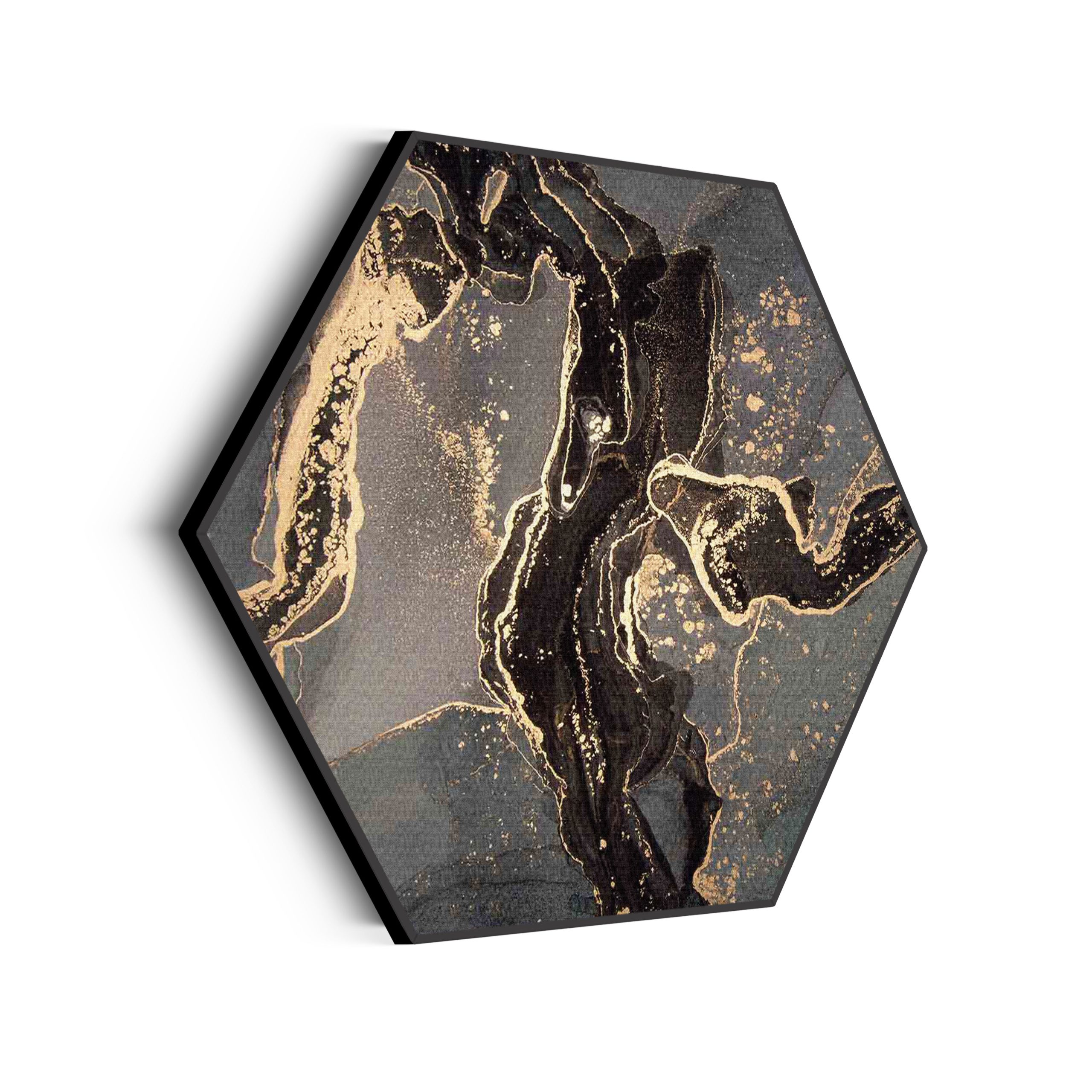 Akoestisch Schilderij Basis Marmer Look Grijs Hexagon Template Hexagon marmer 21 scaled 1