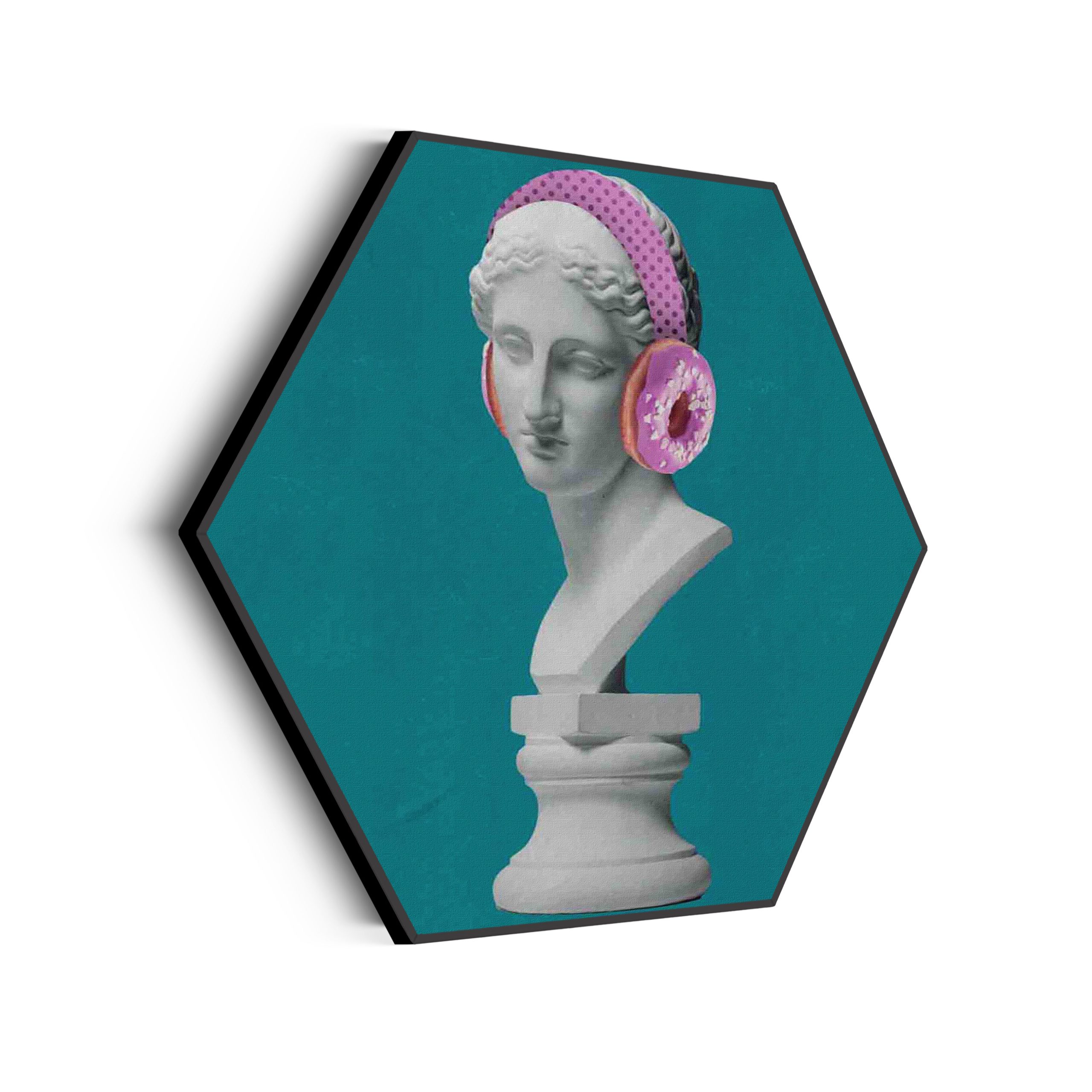 Akoestisch Schilderij The Dancing Disco Hexagon Template Hexagon muziek 6 scaled 1