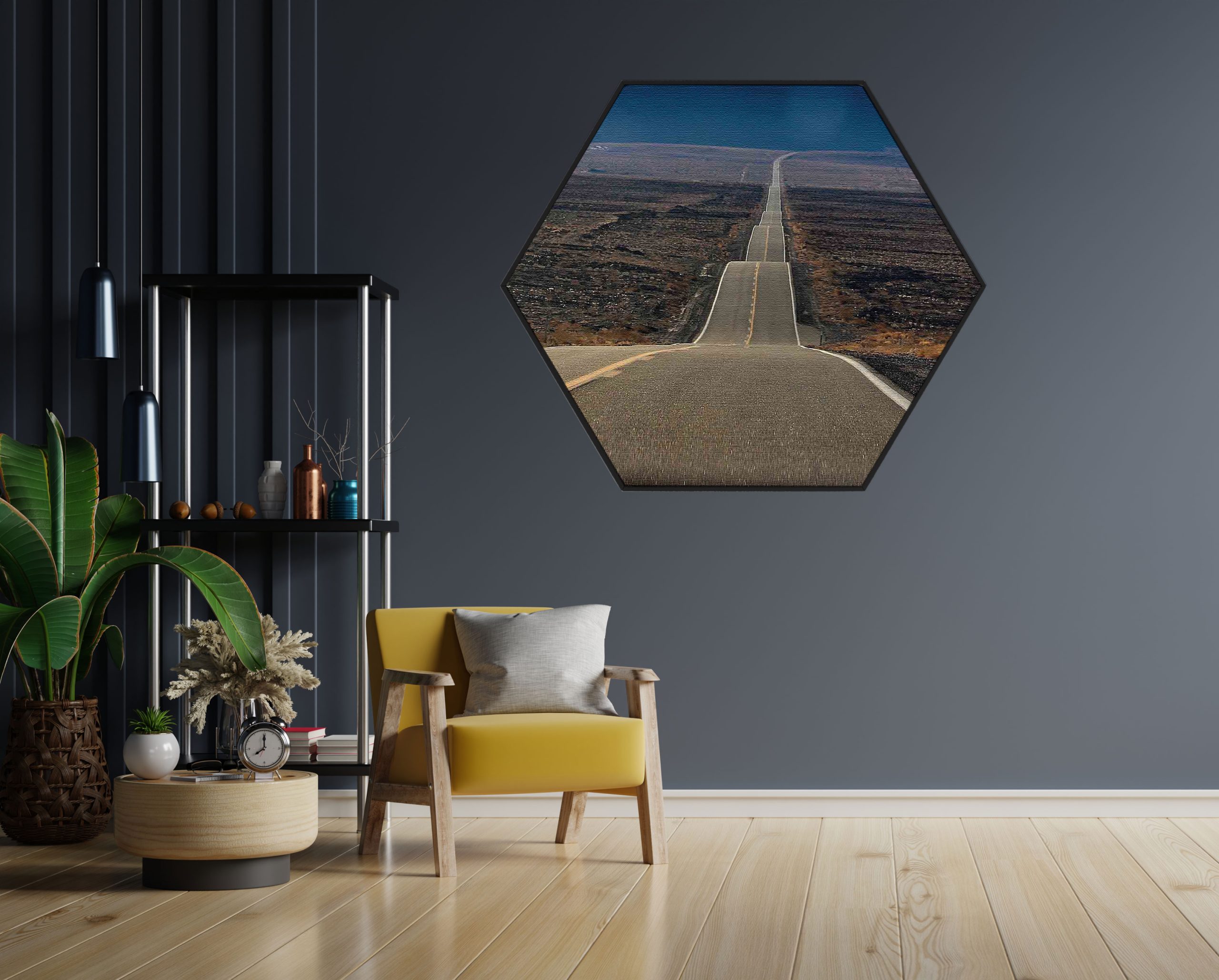 Akoestisch Schilderij Het Donkere Bos Hexagon Template Hexagon natuur 3 1 scaled 1