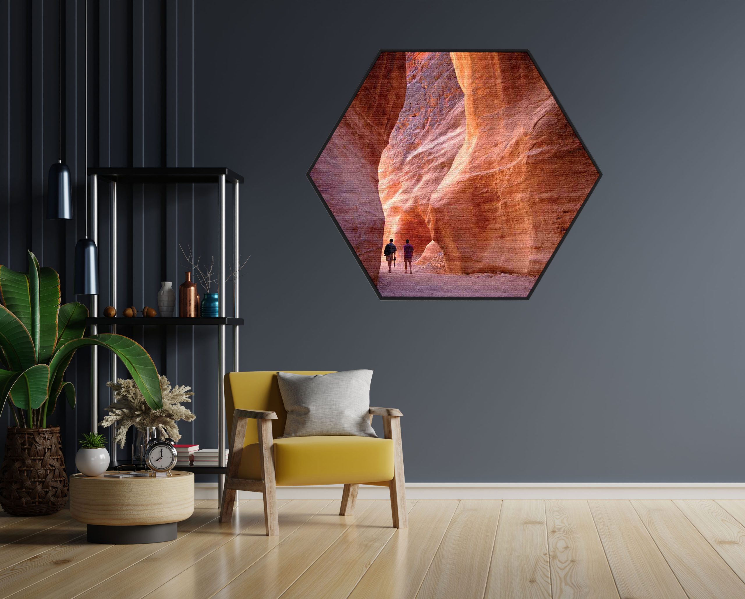 Akoestisch Schilderij De Zion grotten Hexagon Template Hexagon natuur 37 1 scaled 1