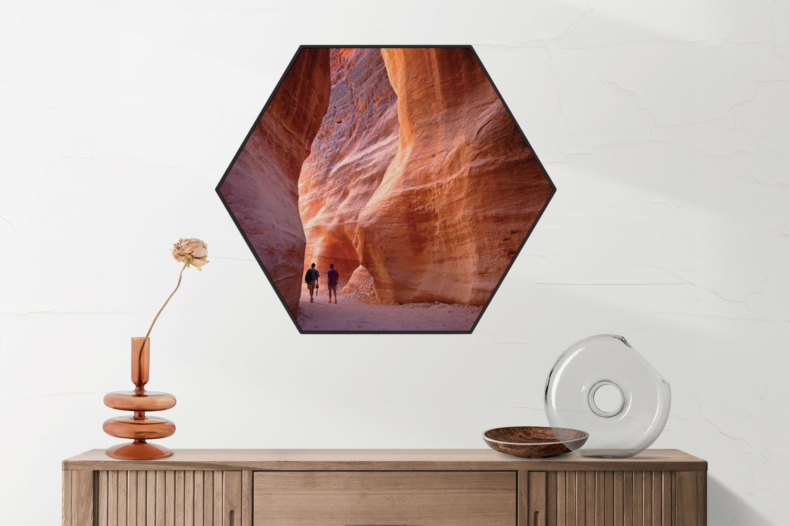 Akoestisch Schilderij De Zion grotten Hexagon Template Hexagon natuur 37 2 scaled 1