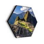 Akoestisch Schilderij Machu Picchu Hexagon Template Hexagon natuur 44 scaled 1