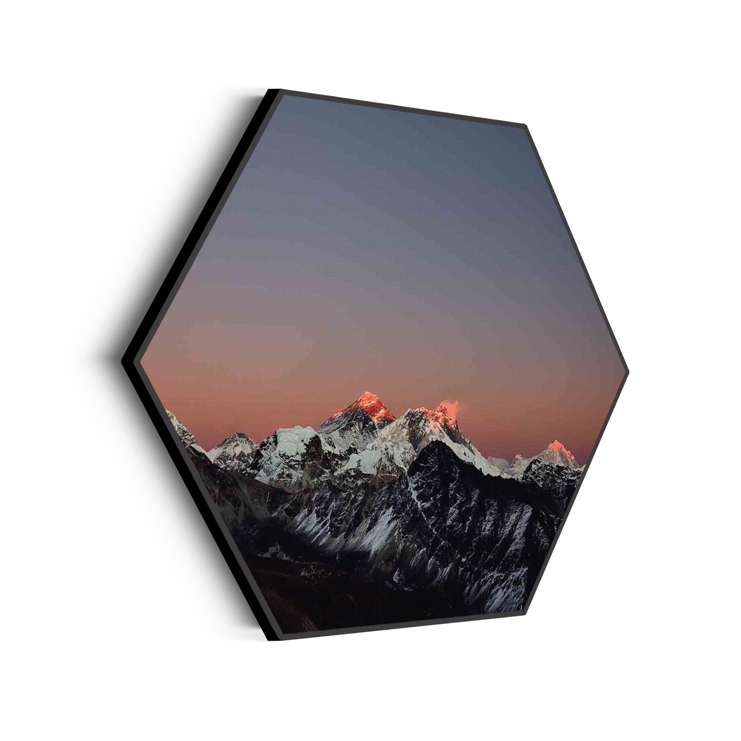 Akoestisch Schilderij Het Witte gebergte Hexagon Template Hexagon natuur 45 scaled 1