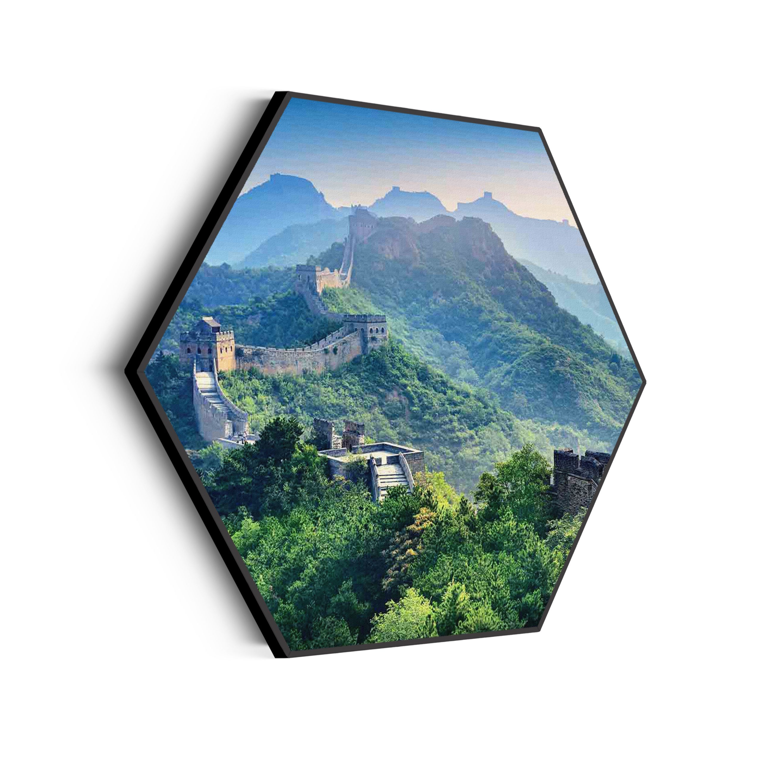 Akoestisch Schilderij De Chinese muur 4 Hexagon Template Hexagon natuur 57 scaled 1
