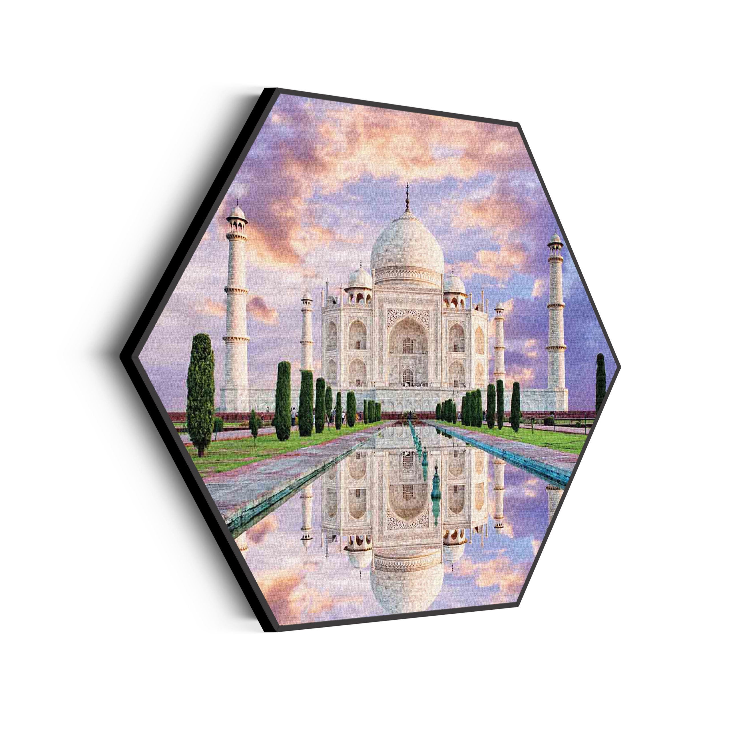 Akoestisch Schilderij De Tajmahal 2 Hexagon Template Hexagon natuur 58 scaled 1