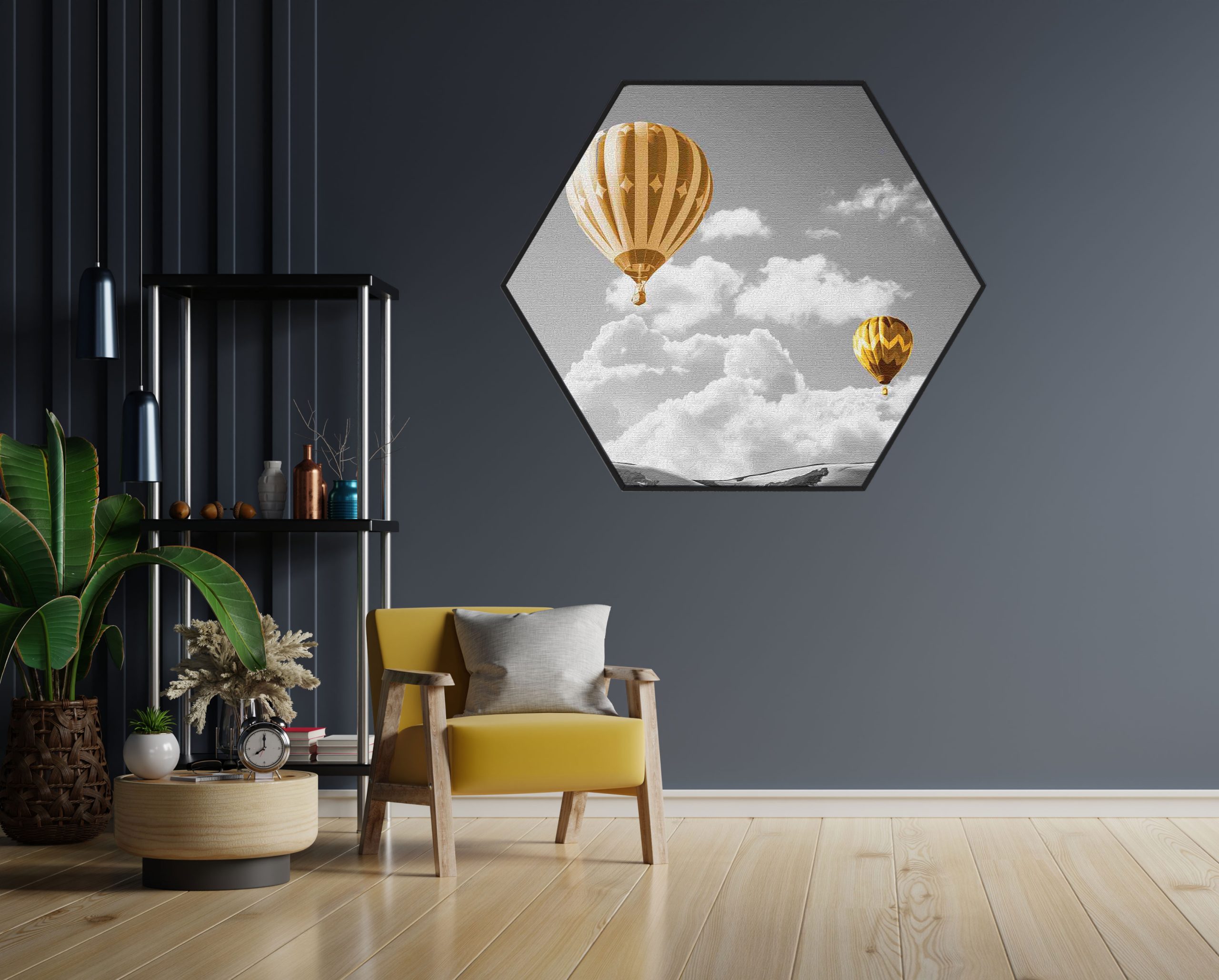 Akoestisch Schilderij Het Donkere Bos Hexagon Template Hexagon natuur 6 1 scaled 1