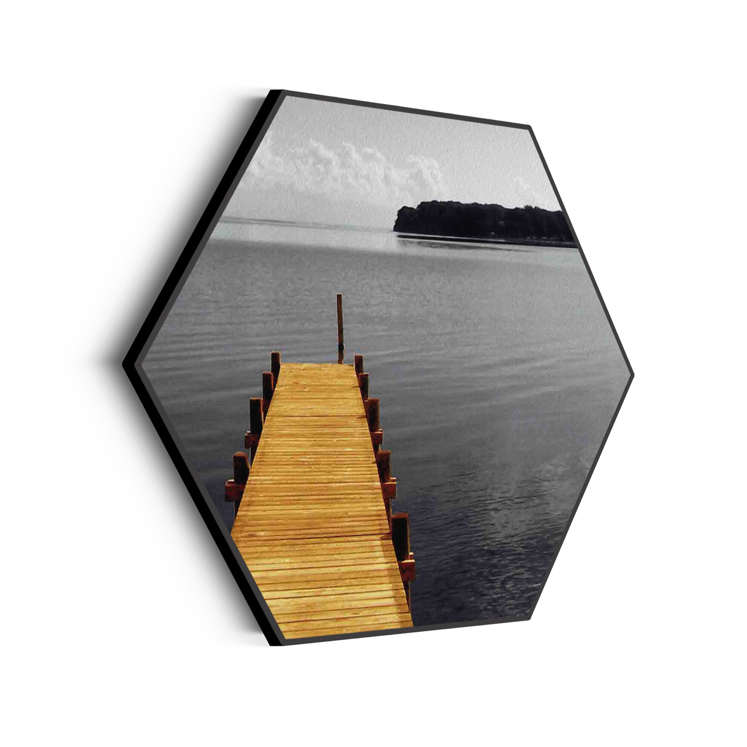 Akoestisch Schilderij De gele Steiger Hexagon Template Hexagon natuur 7 scaled 1