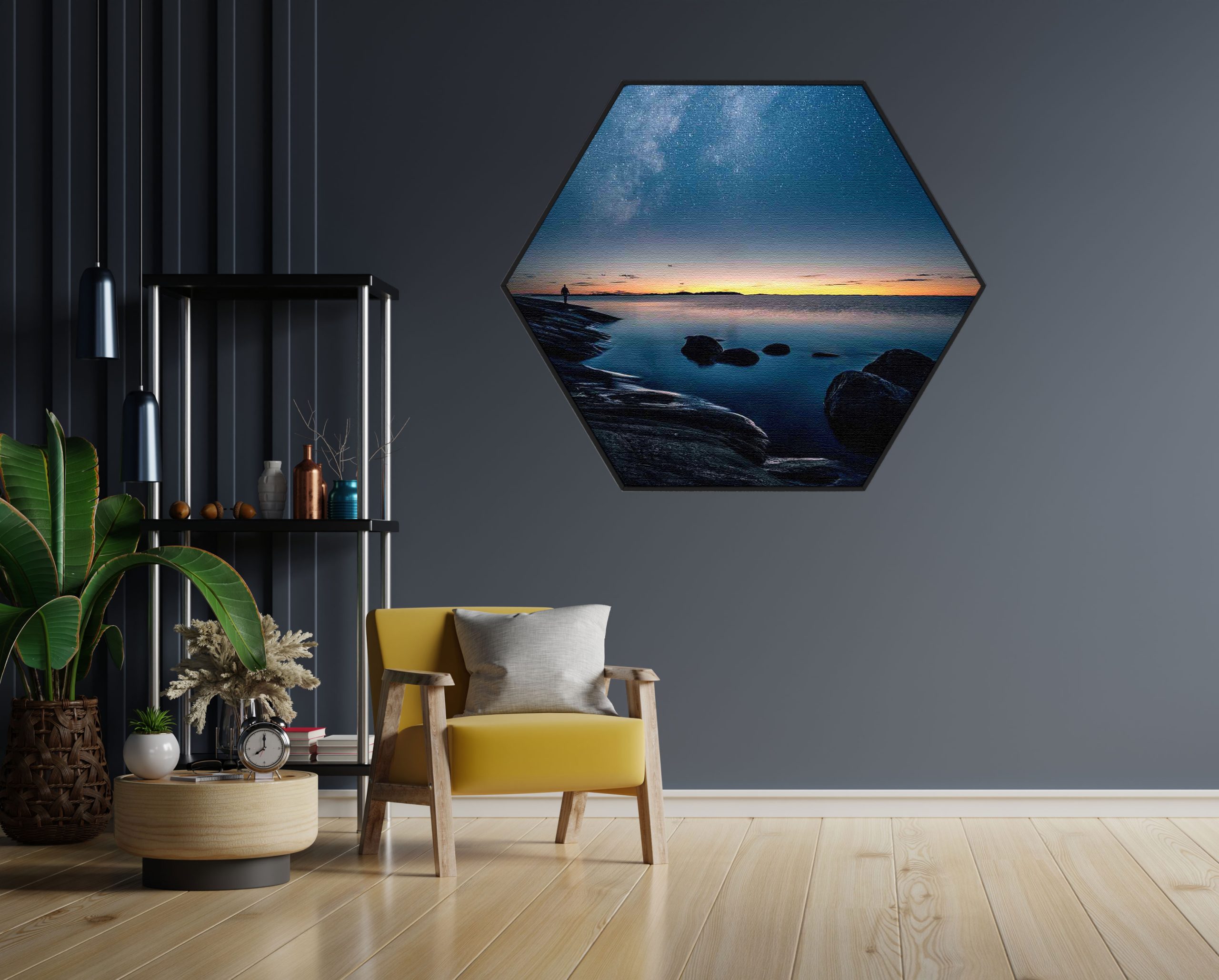 Akoestisch Schilderij De Blauwe Melkweg Hexagon Template Hexagon natuur 72 1 scaled 1