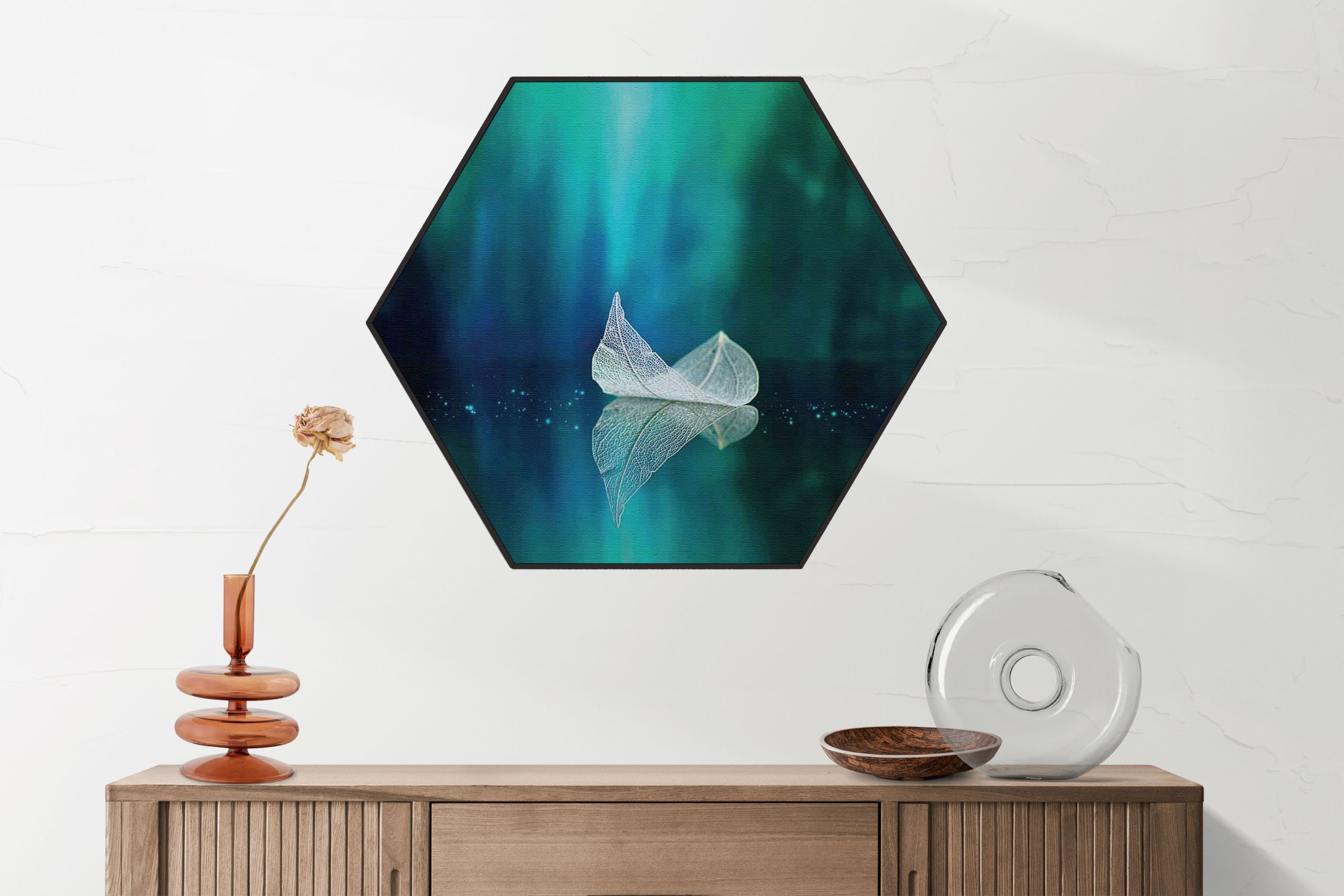 Akoestisch Schilderij Kleurrijke bloem 2 Hexagon Template Hexagon natuur 90 2 scaled 1