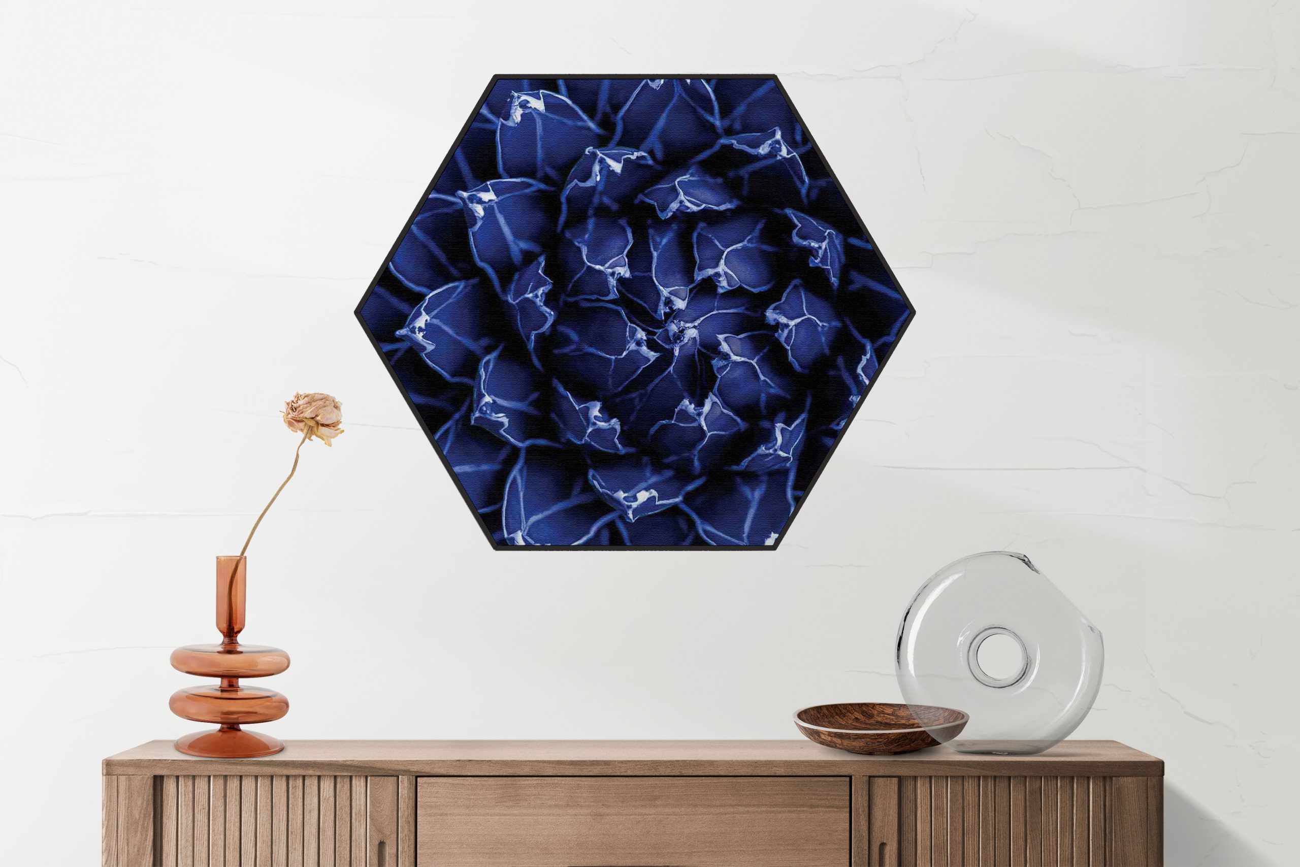 Akoestisch Schilderij Kleurrijke bloem 2 Hexagon Template Hexagon natuur 93 2 scaled 1