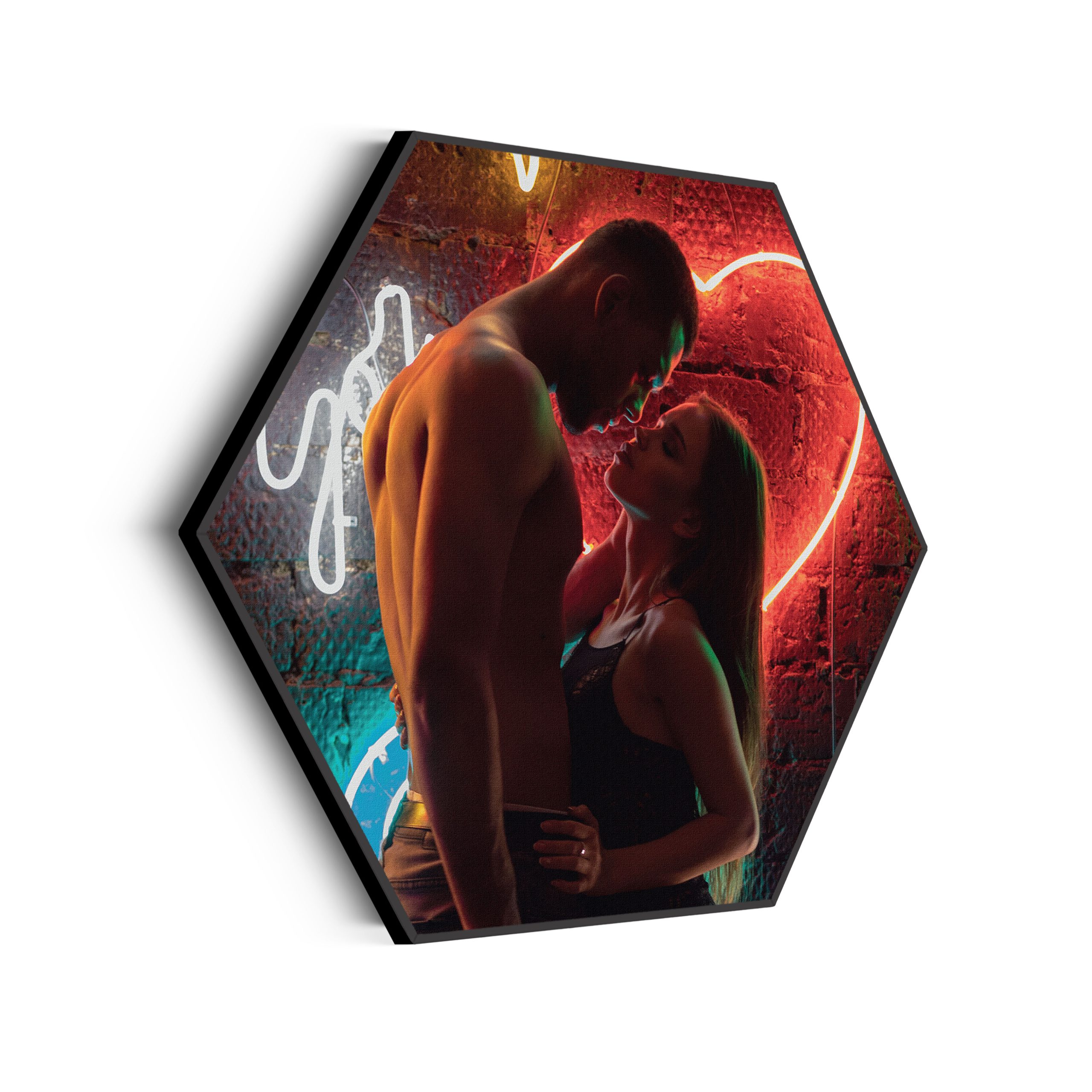 Akoestisch Schilderij Living The Sexy Life Hexagon Template Hexagon romantisch 18 scaled 1