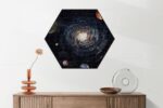 Akoestisch Schilderij Ons planetenstelsel Hexagon Template Hexagon ruimtevaart 15 2 scaled 1