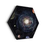 Akoestisch Schilderij Ons planetenstelsel Hexagon Template Hexagon ruimtevaart 15 scaled 1
