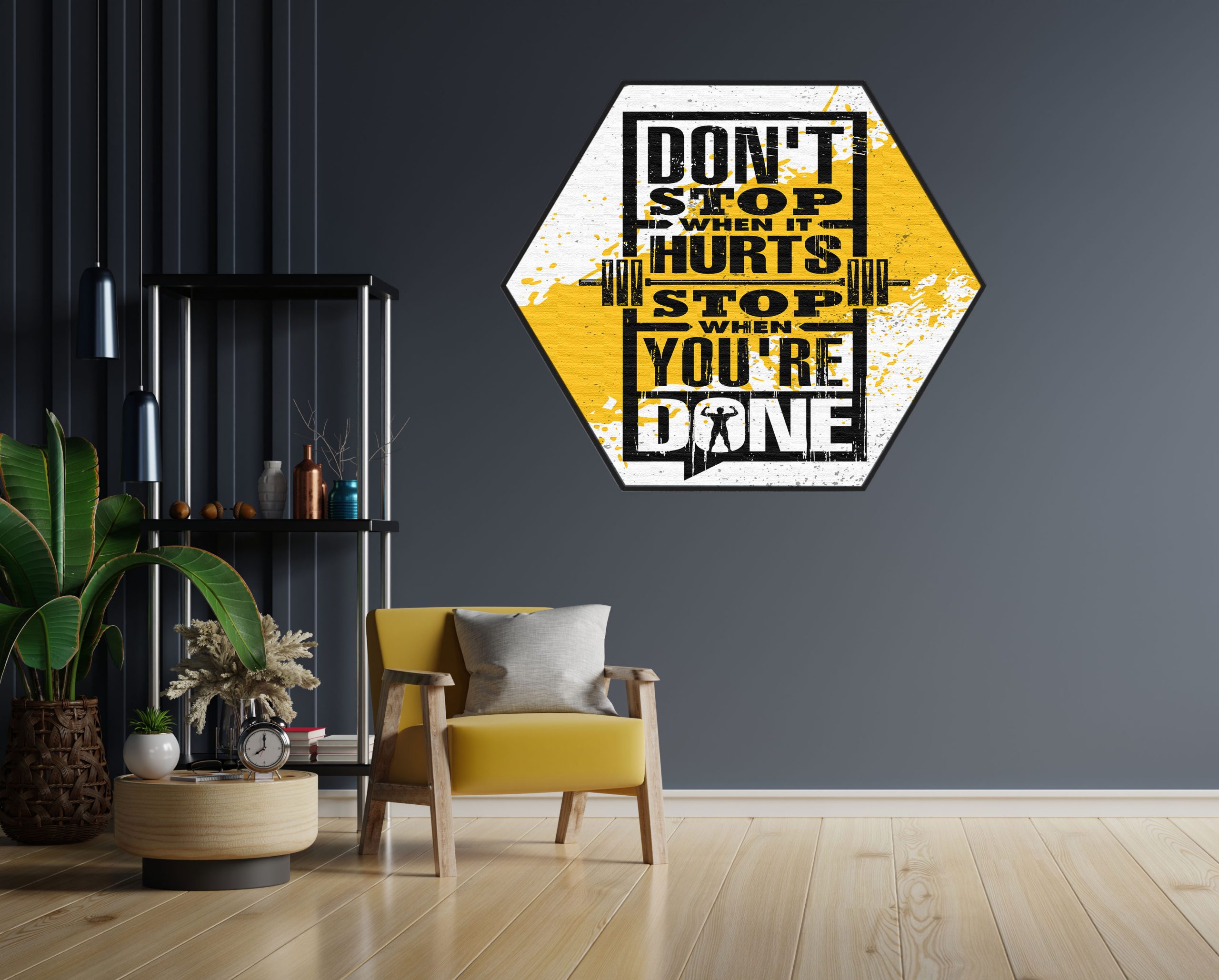 Template_Hexagon_sport_11-1-scaled Akoestisch Schilderij Don't Stop When It Hurts, Stop When You're Done Hexagon Template Hexagon sport 11 1 scaled 1