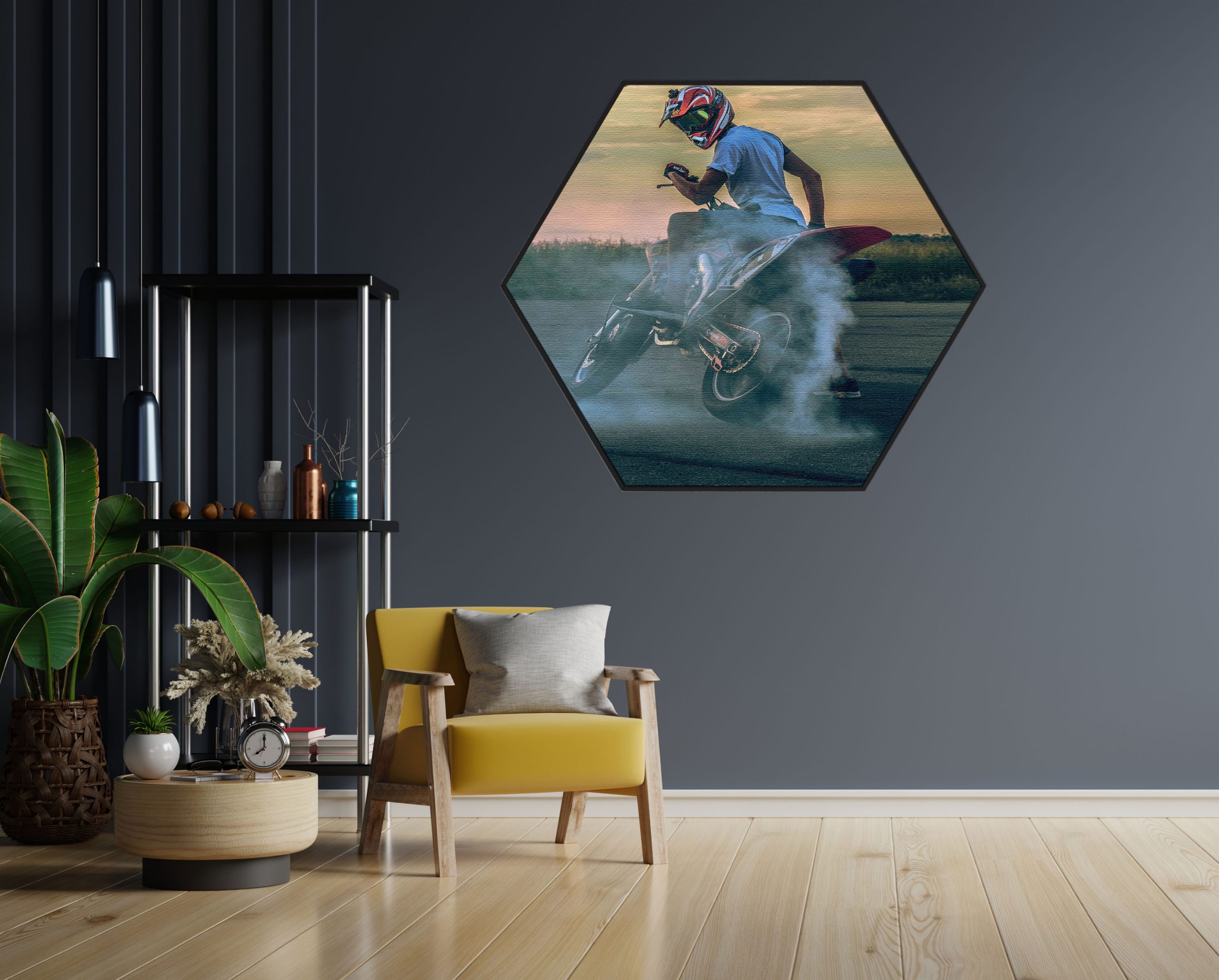 Akoestisch Schilderij Motorsport Meer Voor Mannen Hexagon Template Hexagon sport 3 1 scaled 1