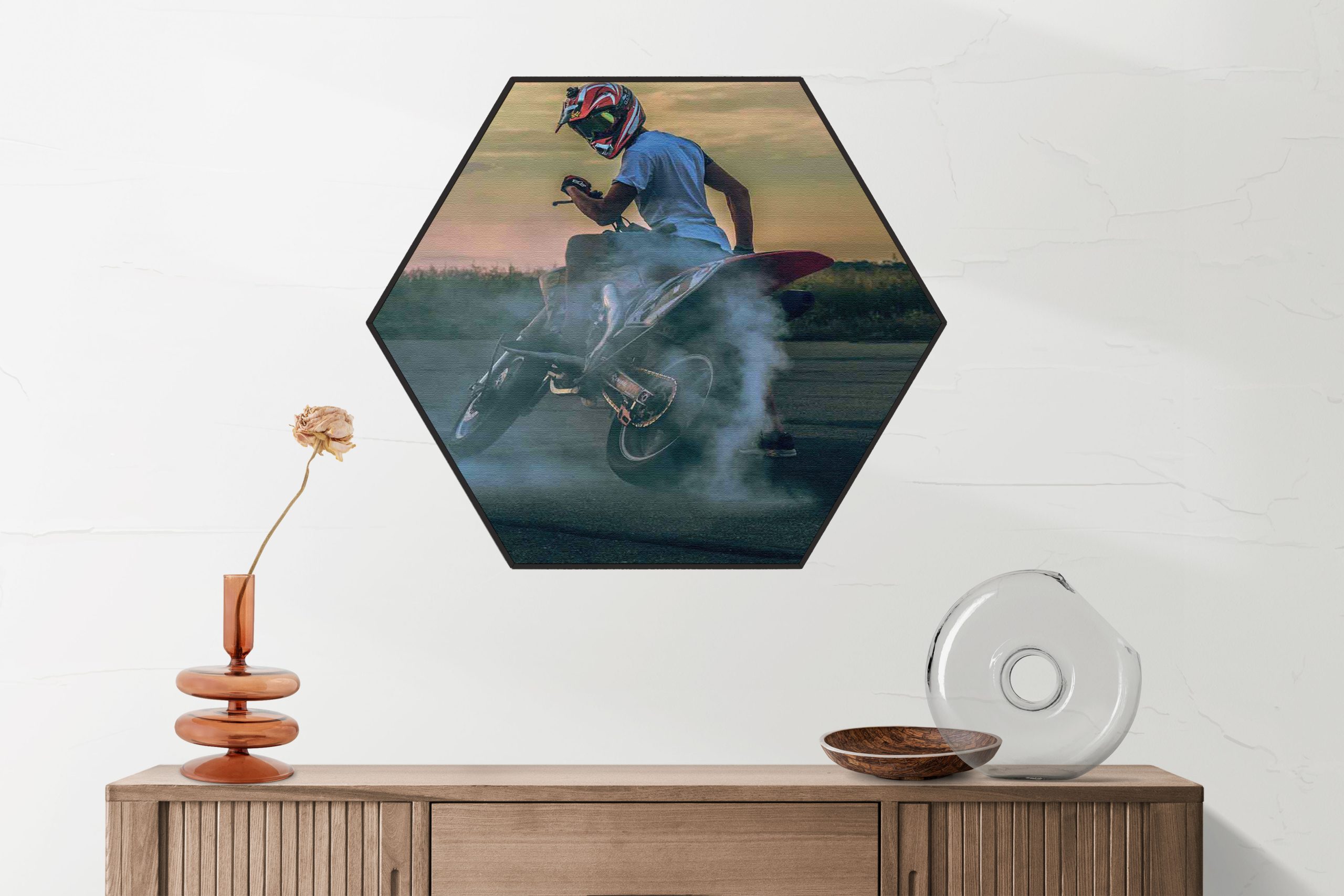 Akoestisch Schilderij Motorsport Meer Voor Mannen Hexagon Template Hexagon sport 3 2 scaled 1