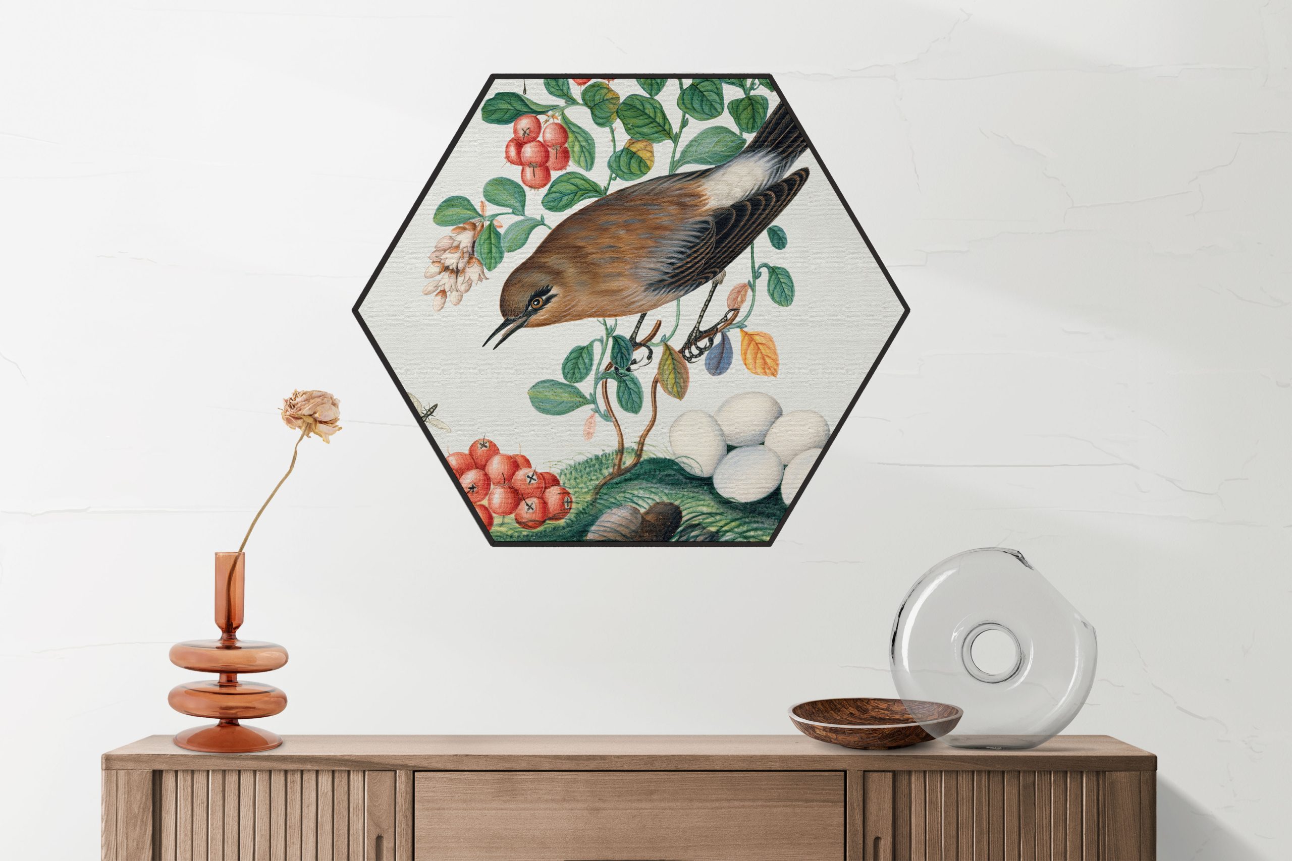 Template_Hexagon_vintage_5-2-scaled Akoestisch Schilderij Prent Natuur Vogel en Bloemen 05 Hexagon Template Hexagon vintage 5 2 scaled 1