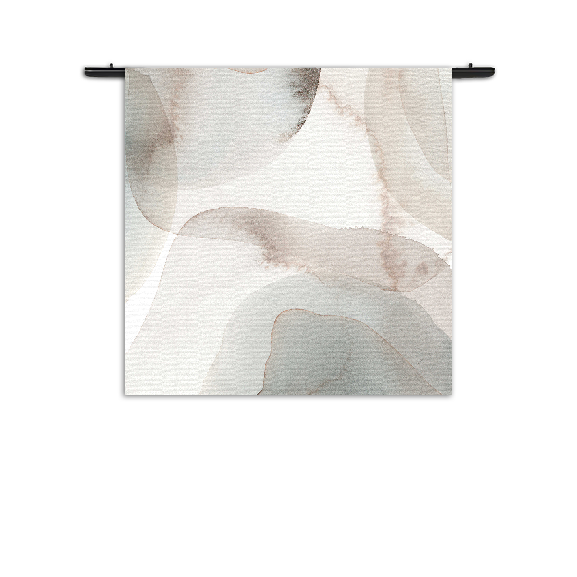 Template_Vierkant_Rond_Abstract_108-1 Wandkleed Abstract Rustige Tinten met Accent 03 Rechthoek Vierkant