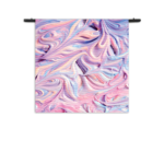 Wandkleed Statisfying Art Roze Rechthoek Vierkant