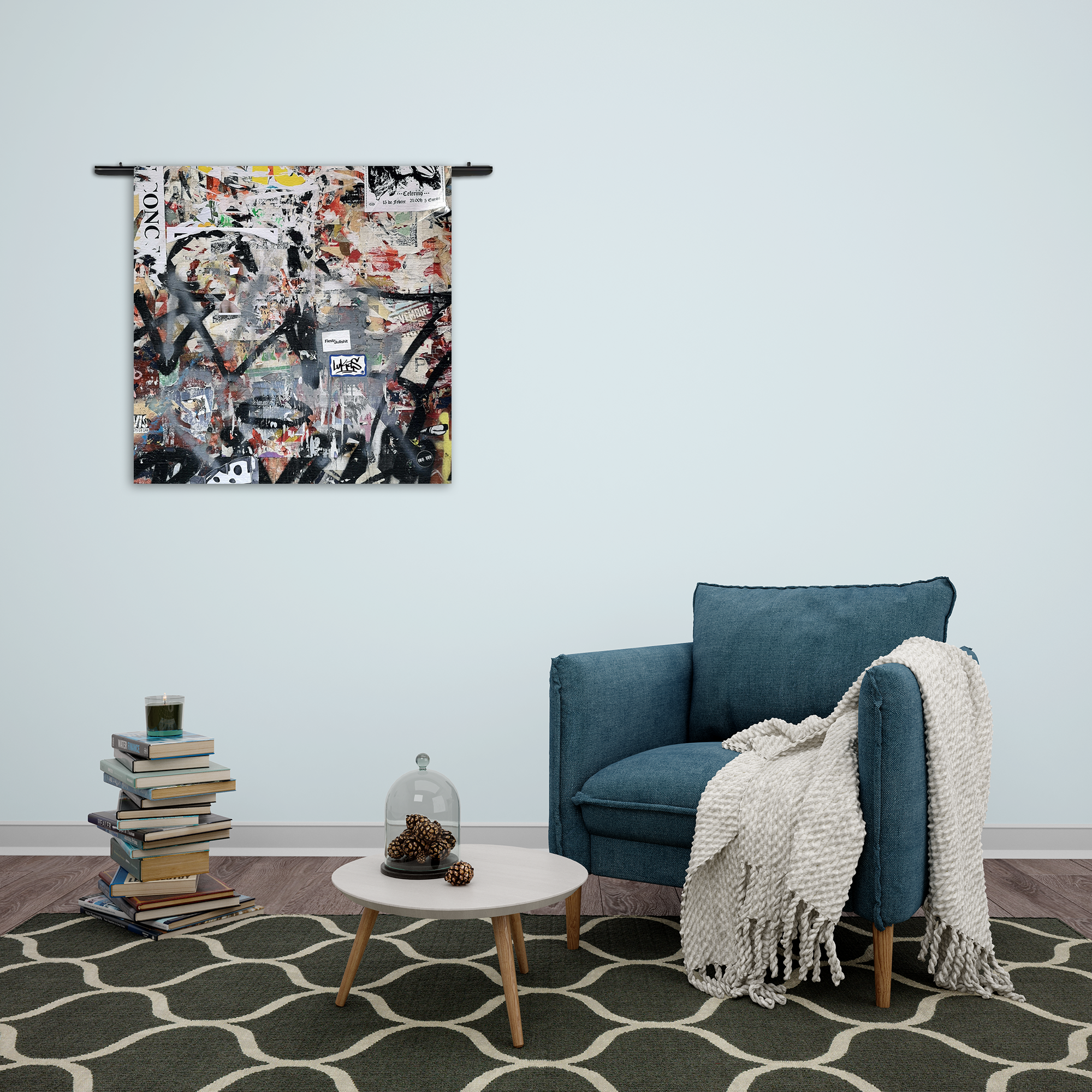 Template_Vierkant_Rond_Abstract_50-2 Wandkleed Knip en Plak Kunst Rechthoek Vierkant Template Vierkant Rond Abstract 50 2