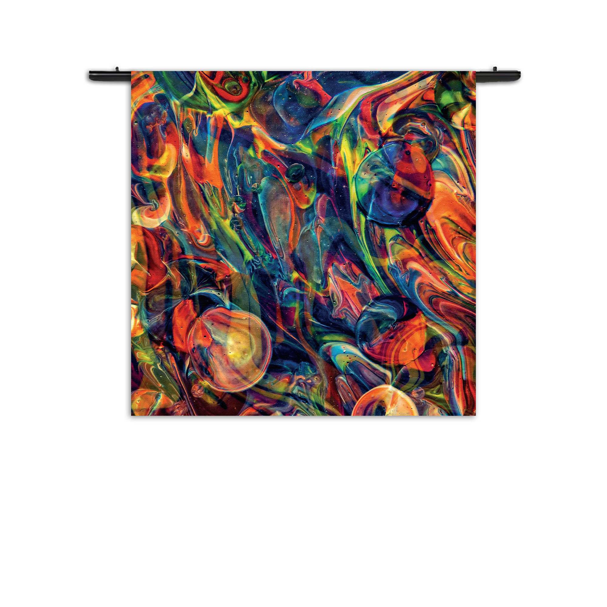 Wandkleed Colorfull Art Design Rechthoek Vierkant