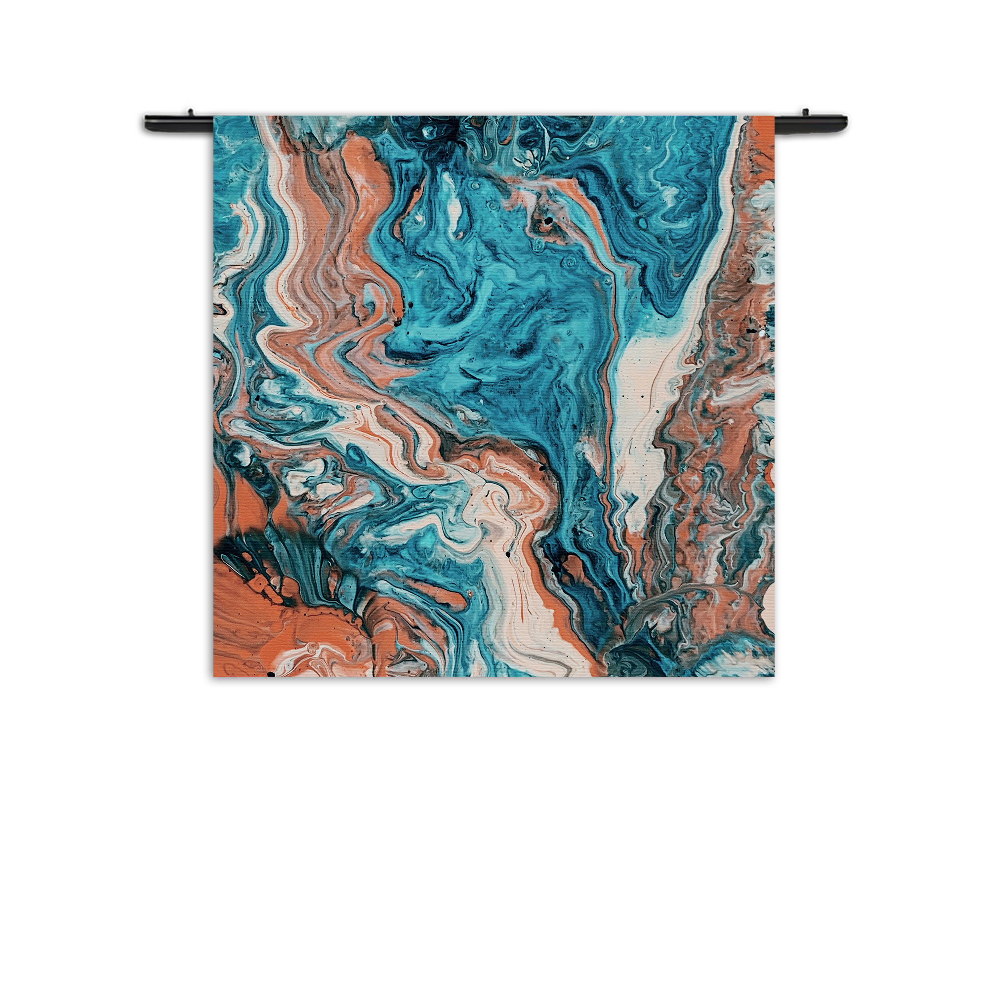 Wandkleed Painted Colored Rechthoek Vierkant