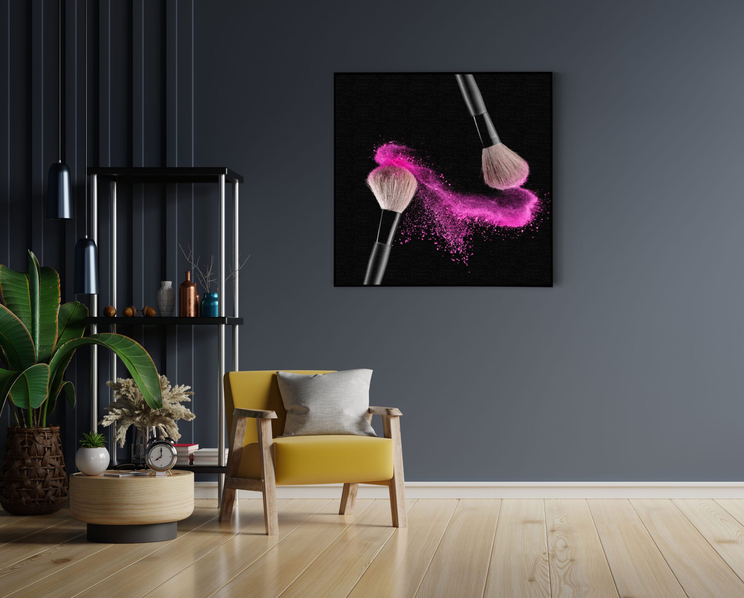 Akoestisch Schilderij Make up Poederkwasten Roze Vierkant Template Vierkant Rond Beauty 1 1 scaled 1