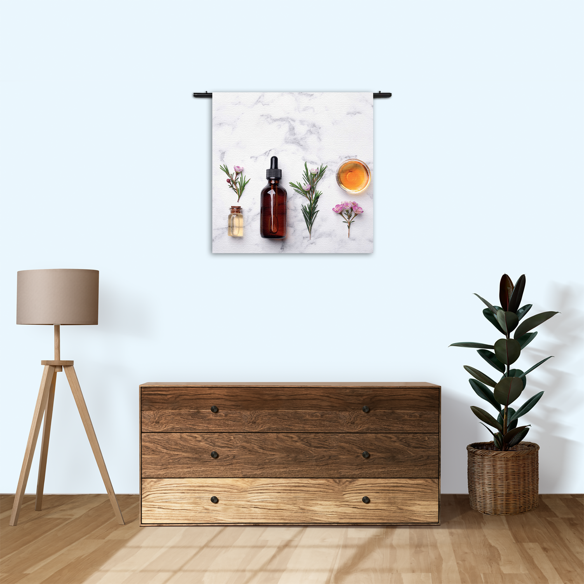 Wandkleed Beautysalon Marmer Rechthoek Vierkant Template Vierkant Rond Beauty 11 3
