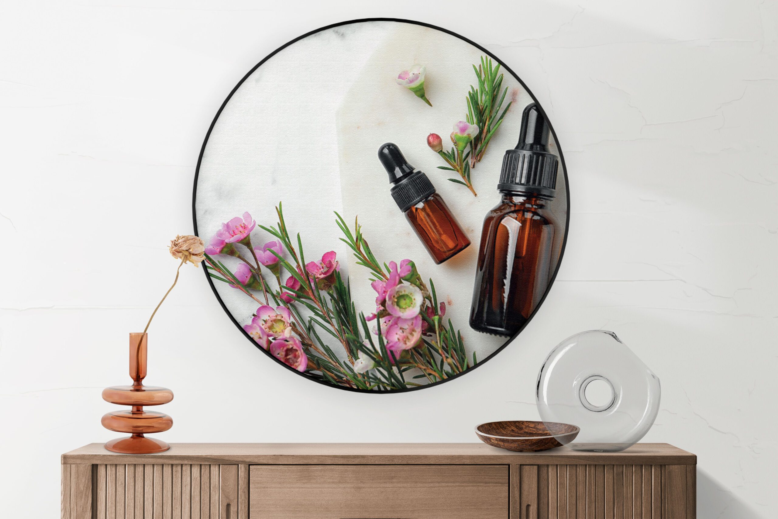 Akoestisch Schilderij Beautysalon Rozetinten Marmer Rond - Muurcirkel Template Vierkant Rond Beauty 13 4 scaled 1