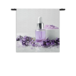 Wandkleed Beautysallon Lavendel Marmer 02 Rechthoek Vierkant