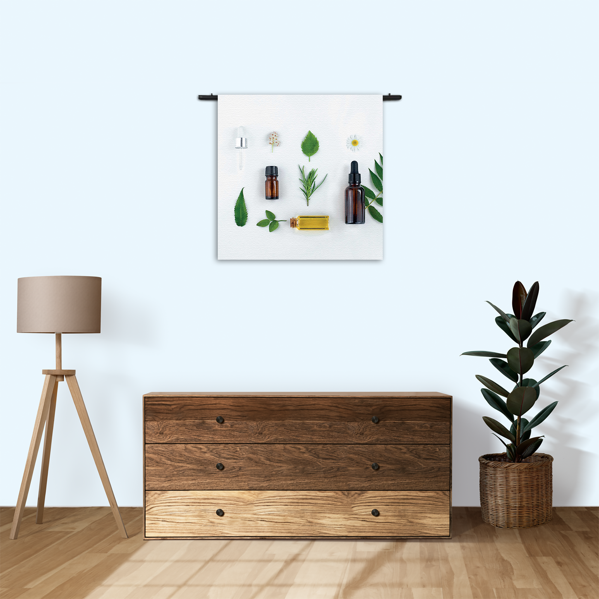 Wandkleed Beautysalon Wit Rechthoek Vierkant Template Vierkant Rond Beauty 17 3