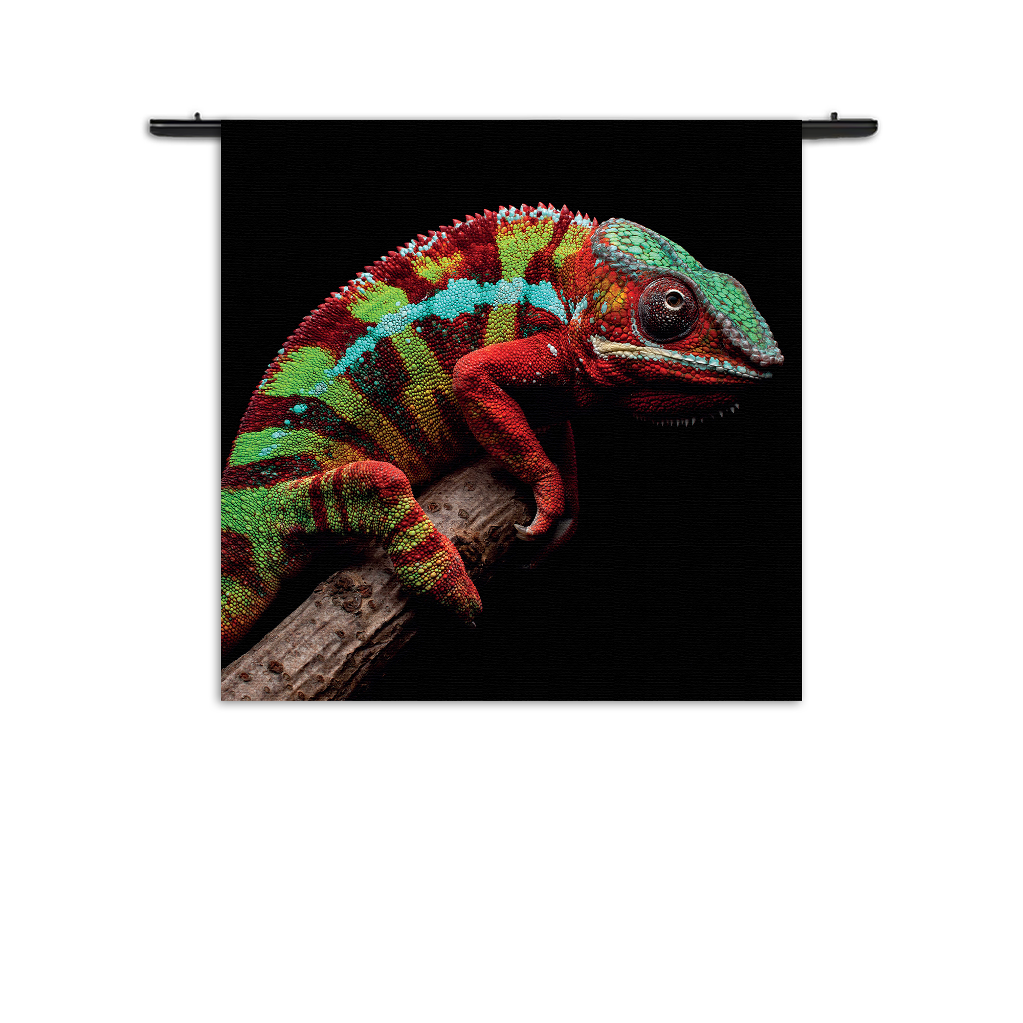 Wandkleed De Kameleon Rechthoek Vierkant