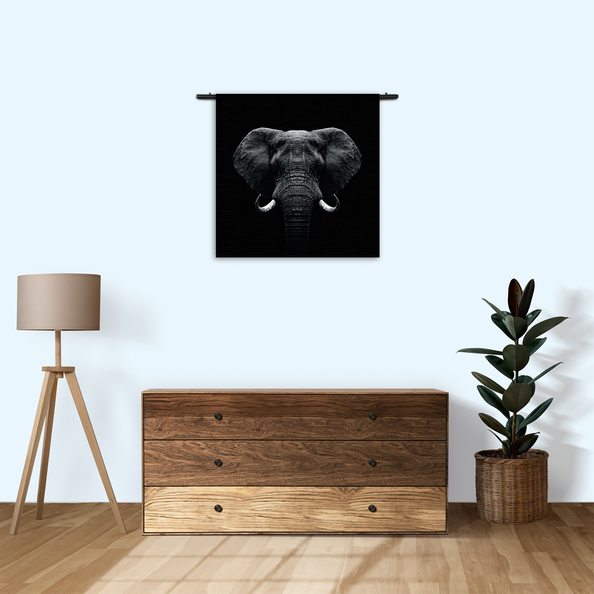 Wandkleed Pandabeer Zwart Wit 01 Rechthoek Vierkant Template Vierkant Rond Dieren 57 3