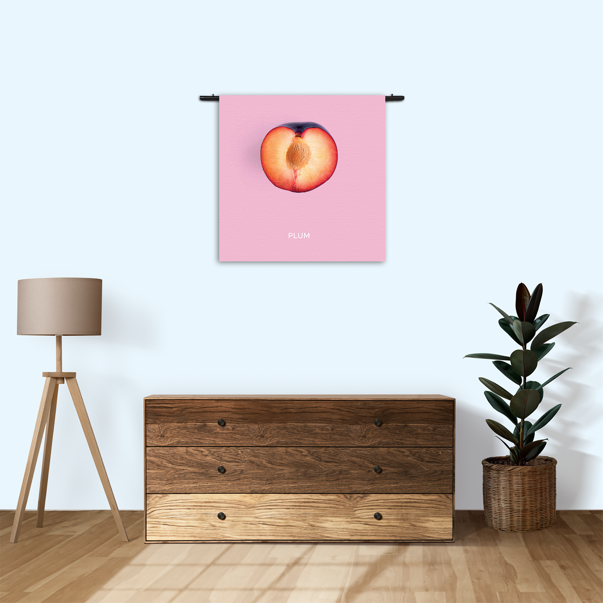 Wandkleed Plum Pruim Paars Rechthoek Vierkant Template Vierkant Rond Eten En Drinken 10 3