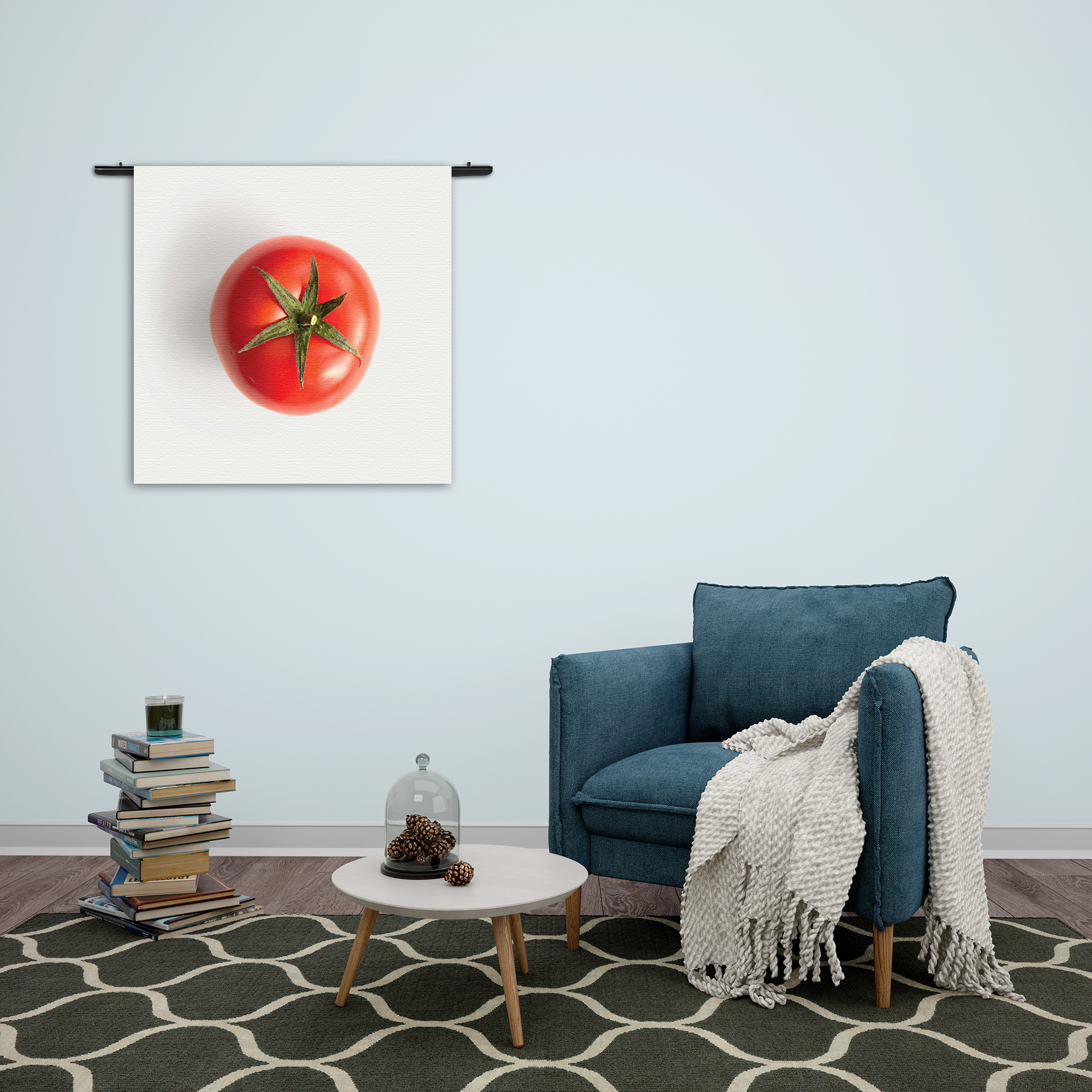 Wandkleed Tomato Rechthoek Vierkant Template Vierkant Rond Eten En Drinken 12 2