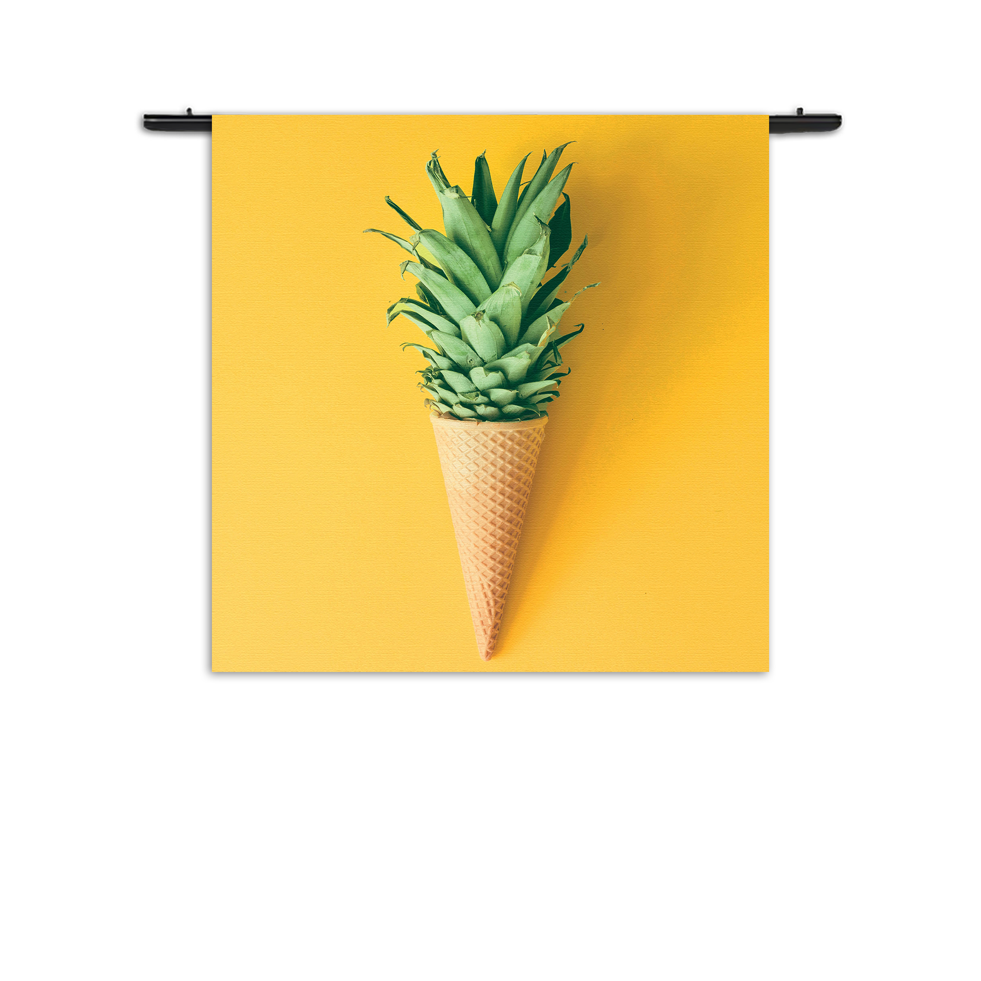 Wandkleed Ijshoorn met Plant Rechthoek Vierkant