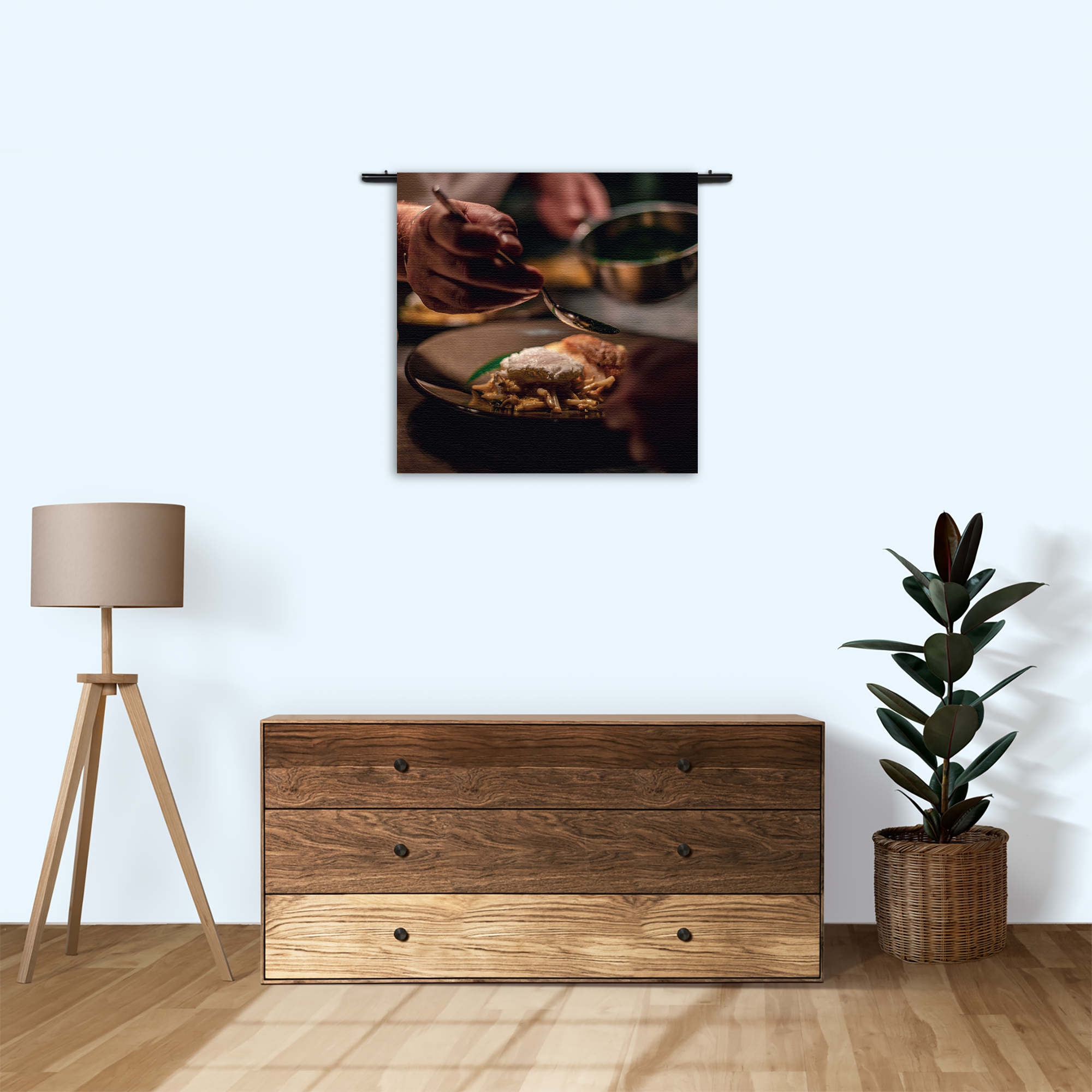 Wandkleed Cheef Kok Rechthoek Vierkant Template Vierkant Rond Eten En Drinken 30 3