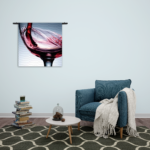 Wandkleed Glas Rode wijn 01 Rechthoek Vierkant Template Vierkant Rond Eten En Drinken 36 2