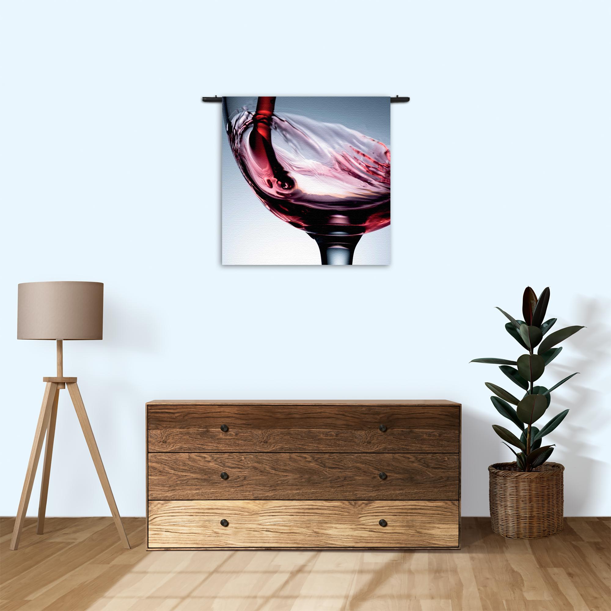 Wandkleed Glas Rode wijn 01 Rechthoek Vierkant Template Vierkant Rond Eten En Drinken 36 3