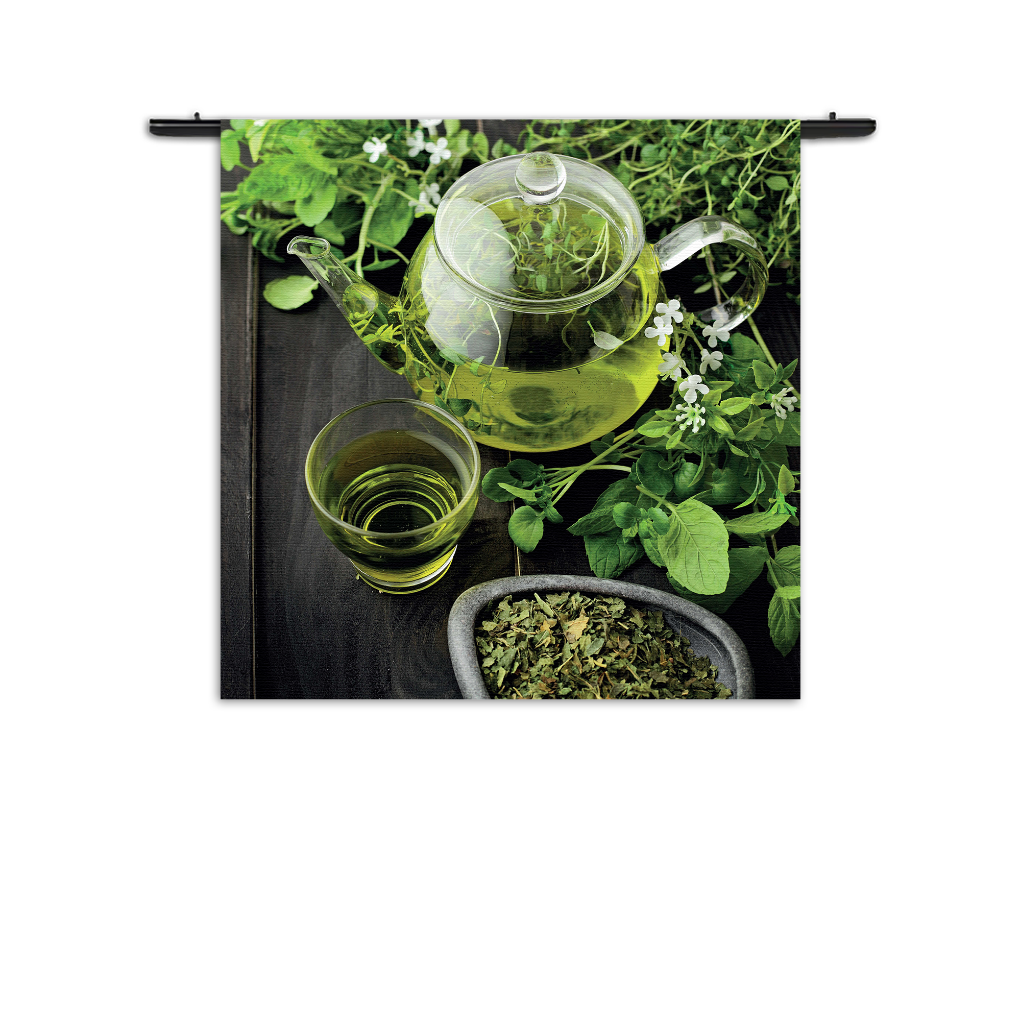 Template_Vierkant_Rond_Eten-En-Drinken_49-1 Wandkleed Mint Thee Rechthoek Vierkant