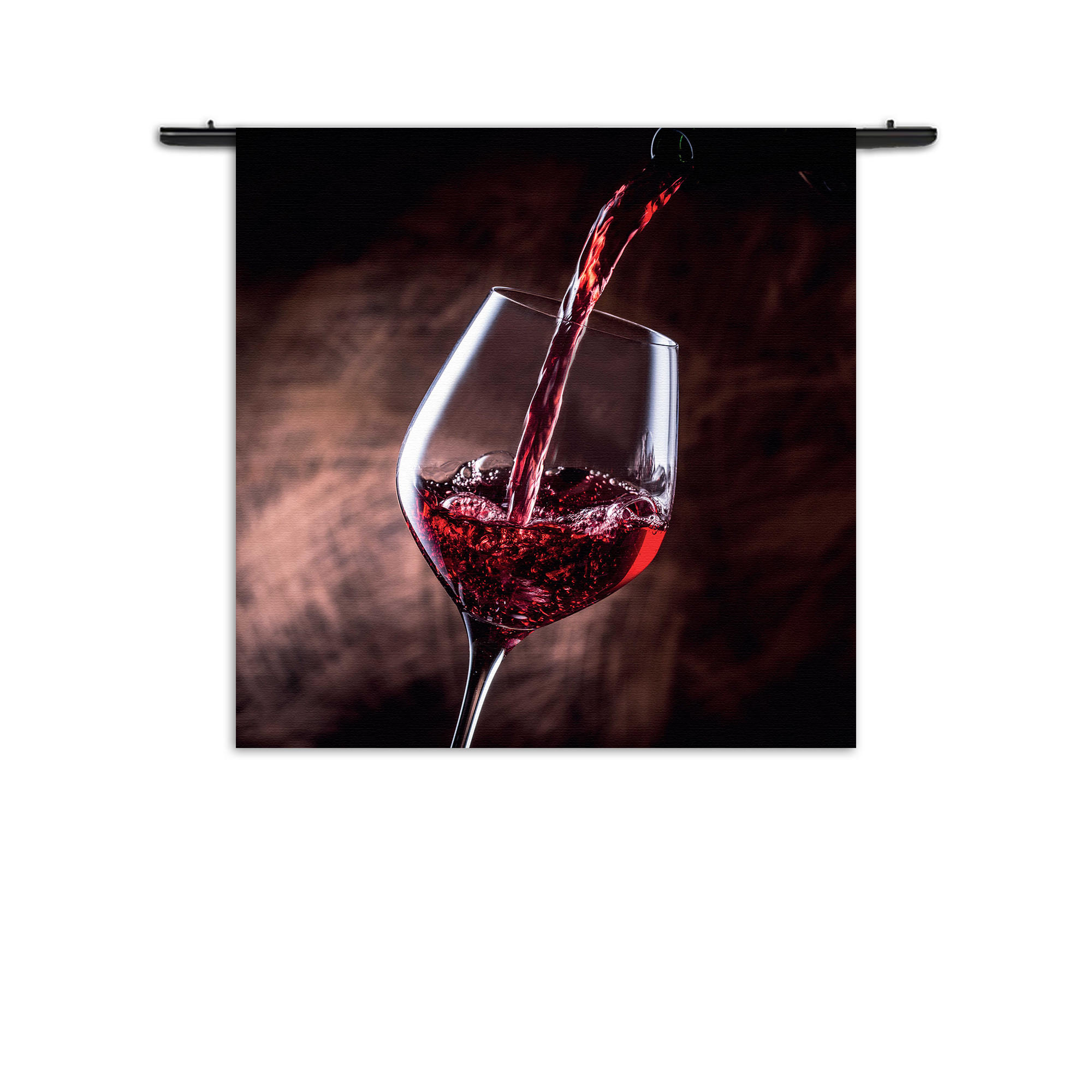 Template_Vierkant_Rond_Eten-En-Drinken_51-1 Wandkleed Glas Rode wijn 02 Rechthoek Vierkant