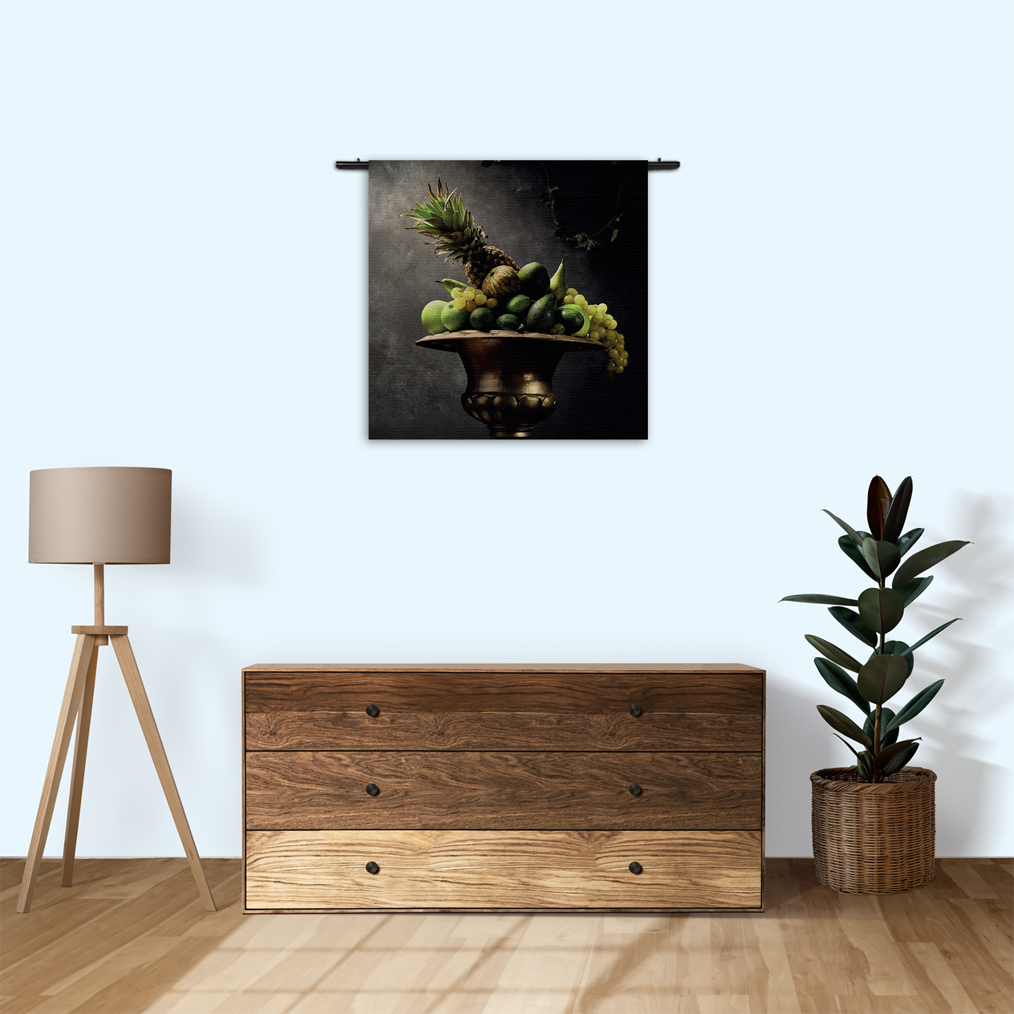 Wandkleed Fruit Schaal 01 Rechthoek Vierkant Template Vierkant Rond Eten En Drinken 74 3