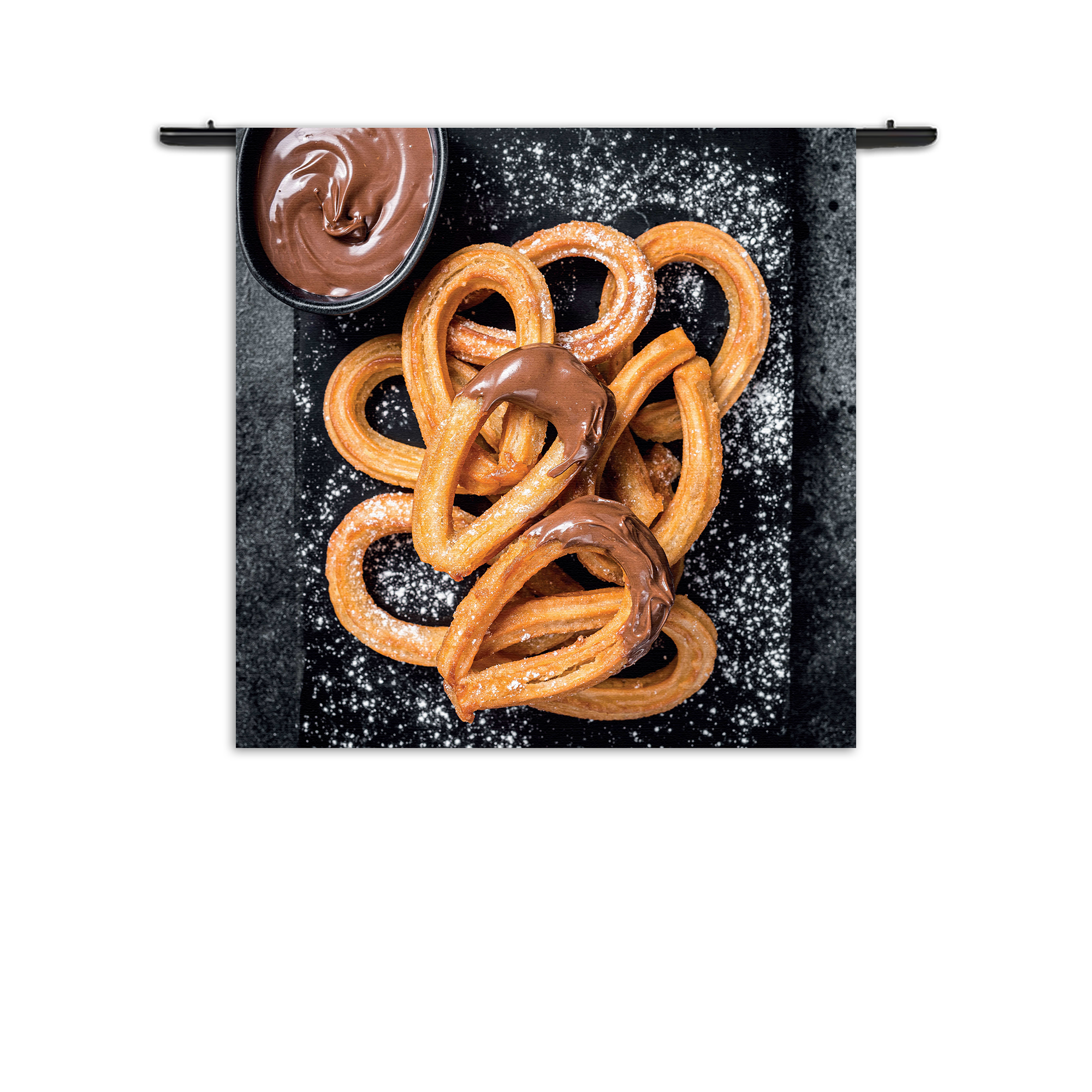 Wandkleed Churros Rechthoek Vierkant