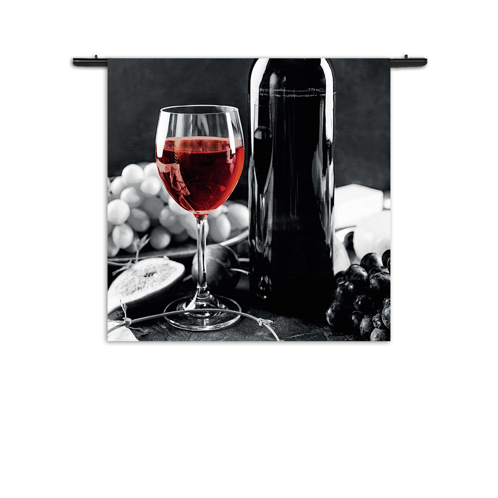 Wandkleed Red Red Wine 01 Rechthoek Vierkant